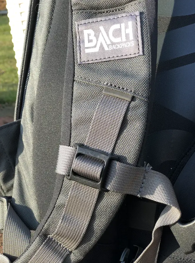 Verstellung Tragesystem Brustbereich