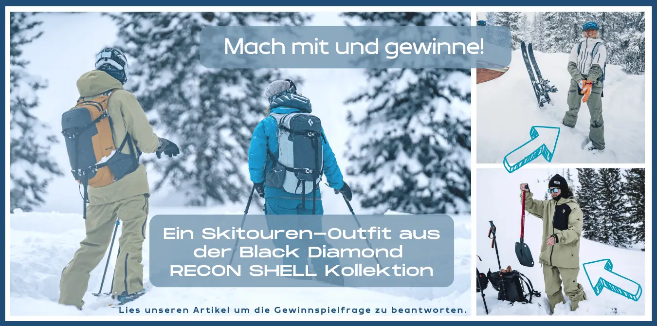 Skitourenbekleidung Verlosung Gewinne Black Diamond