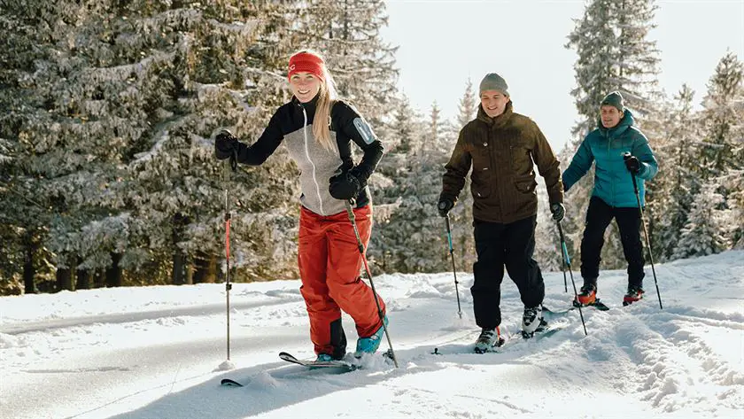 Bad Tölz, Blomberg im Winter, Skitour