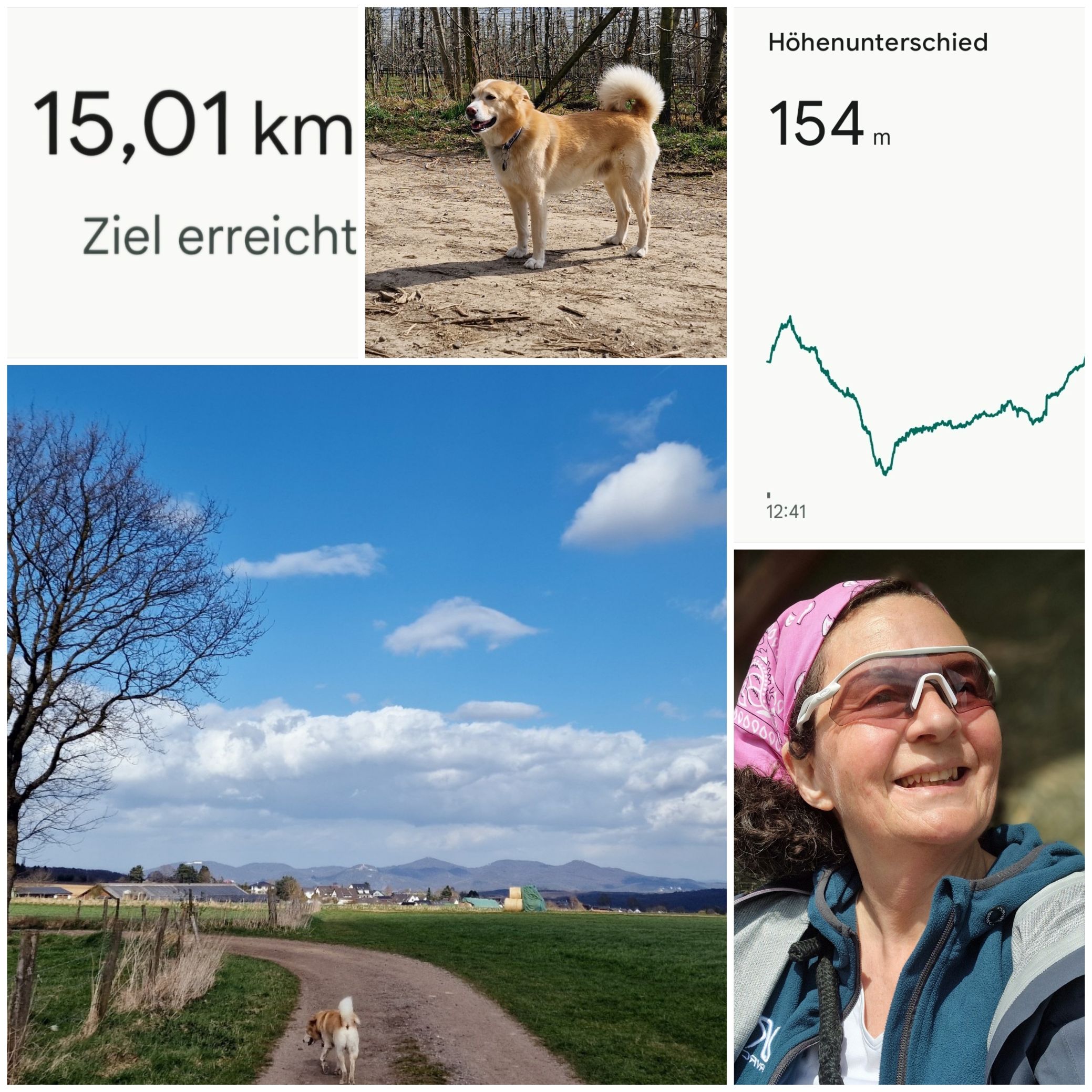 Ich wandere jeden Tag und bei jedem Wetter mit meinem Hund durch meine schöne Heimat. Dabei ist eine gute Schutzbrille immer mit dabei.