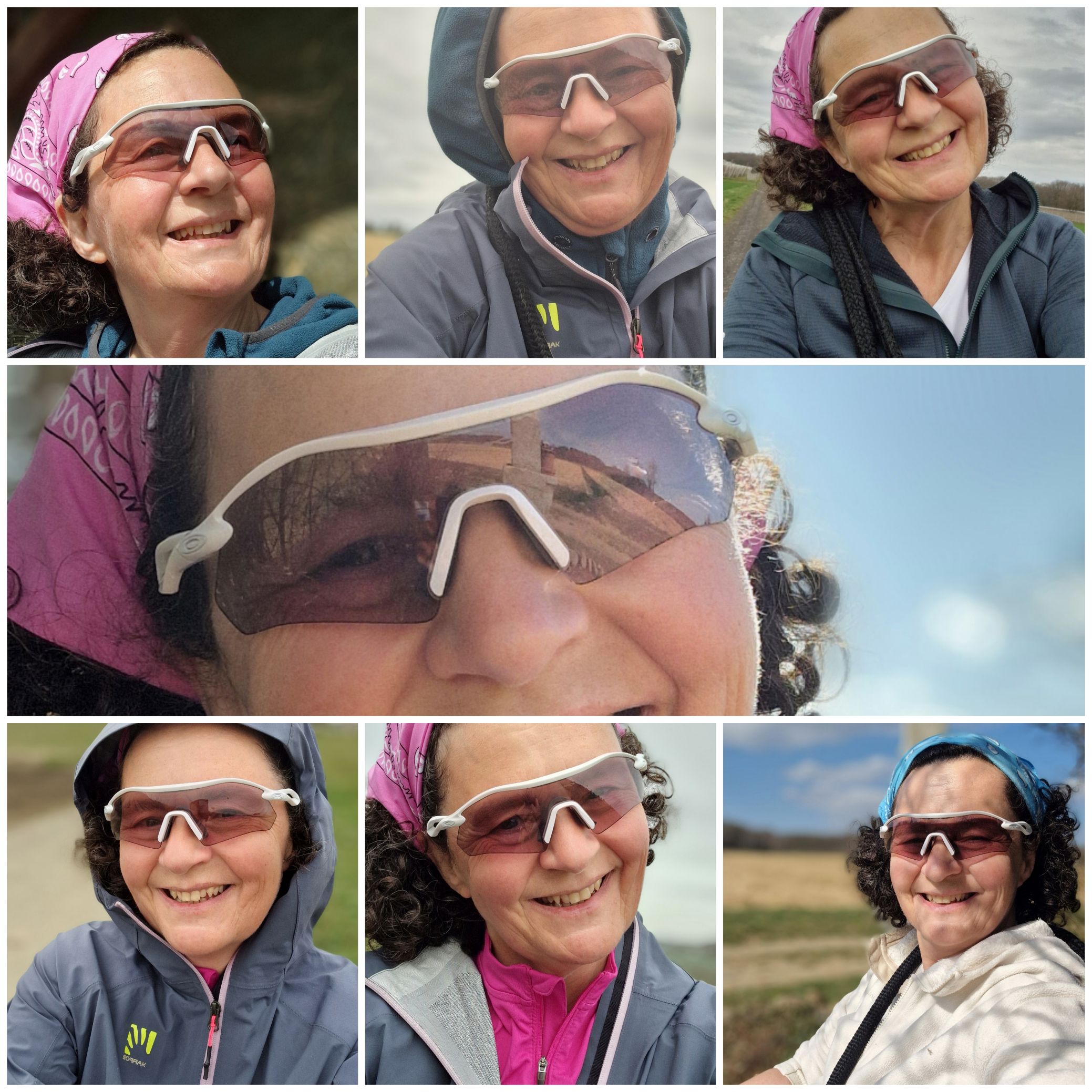 Coole Multifunktionsbrille fürs Wandern, Laufsport und Fahrradfahren