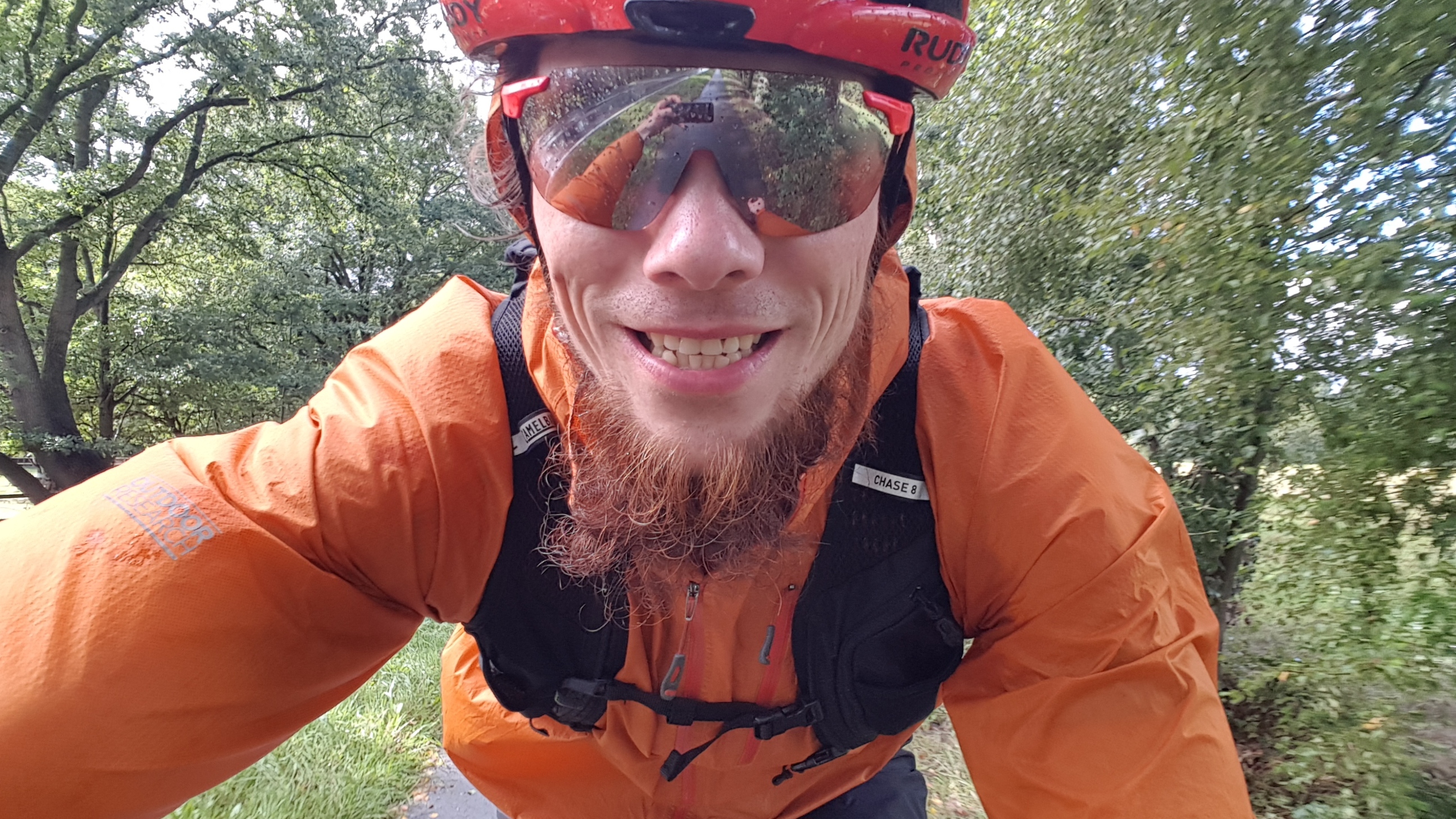 auf 450 km Radfahrt