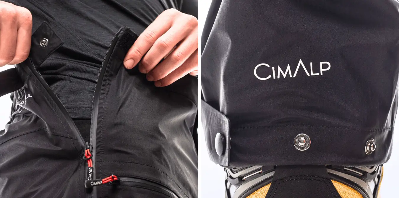 Cimalp Torrent Skitourenhose - Details Skitourenjacke