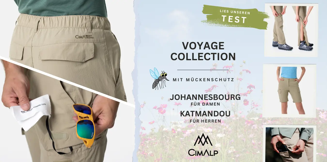 Cimalp Wanderhose 2-in-1 mit effektivem Mückenschutz