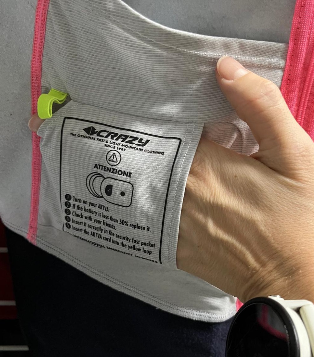 extra Tasche innen für das LVS-Gerät