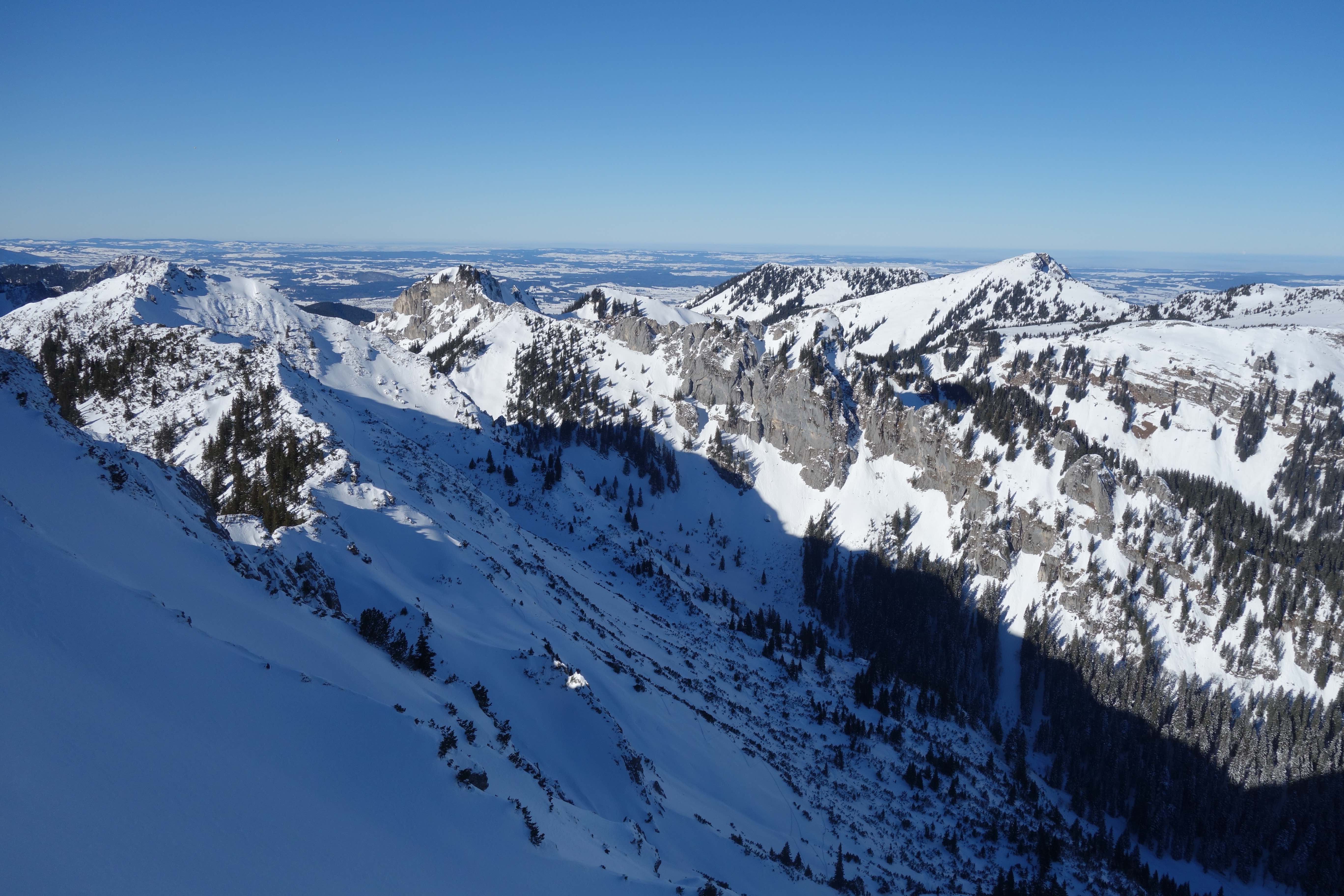 Tourenbild von der Skitour auf die Scheinbergspitze