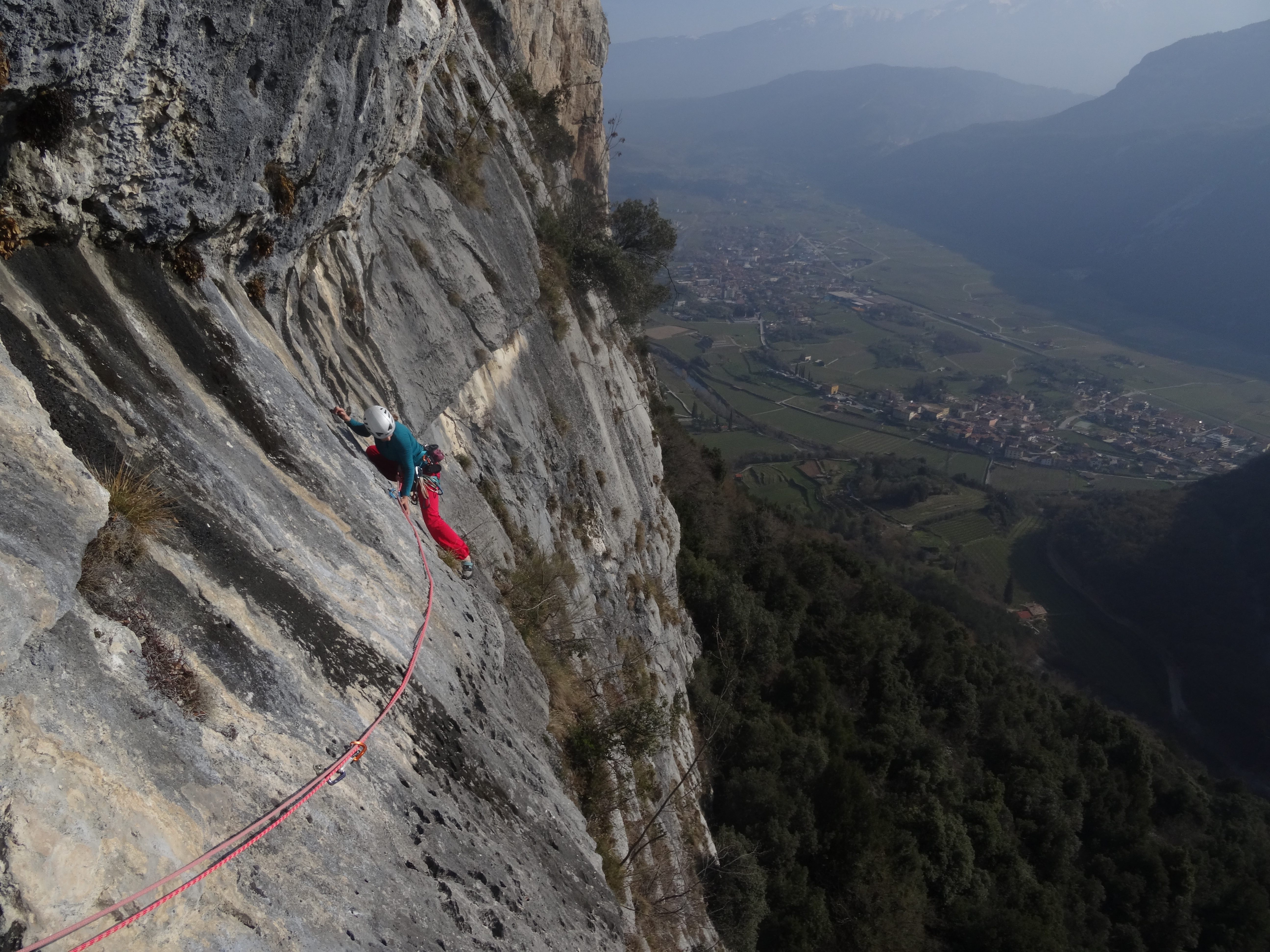 Die Hose beim Klettern in Arco