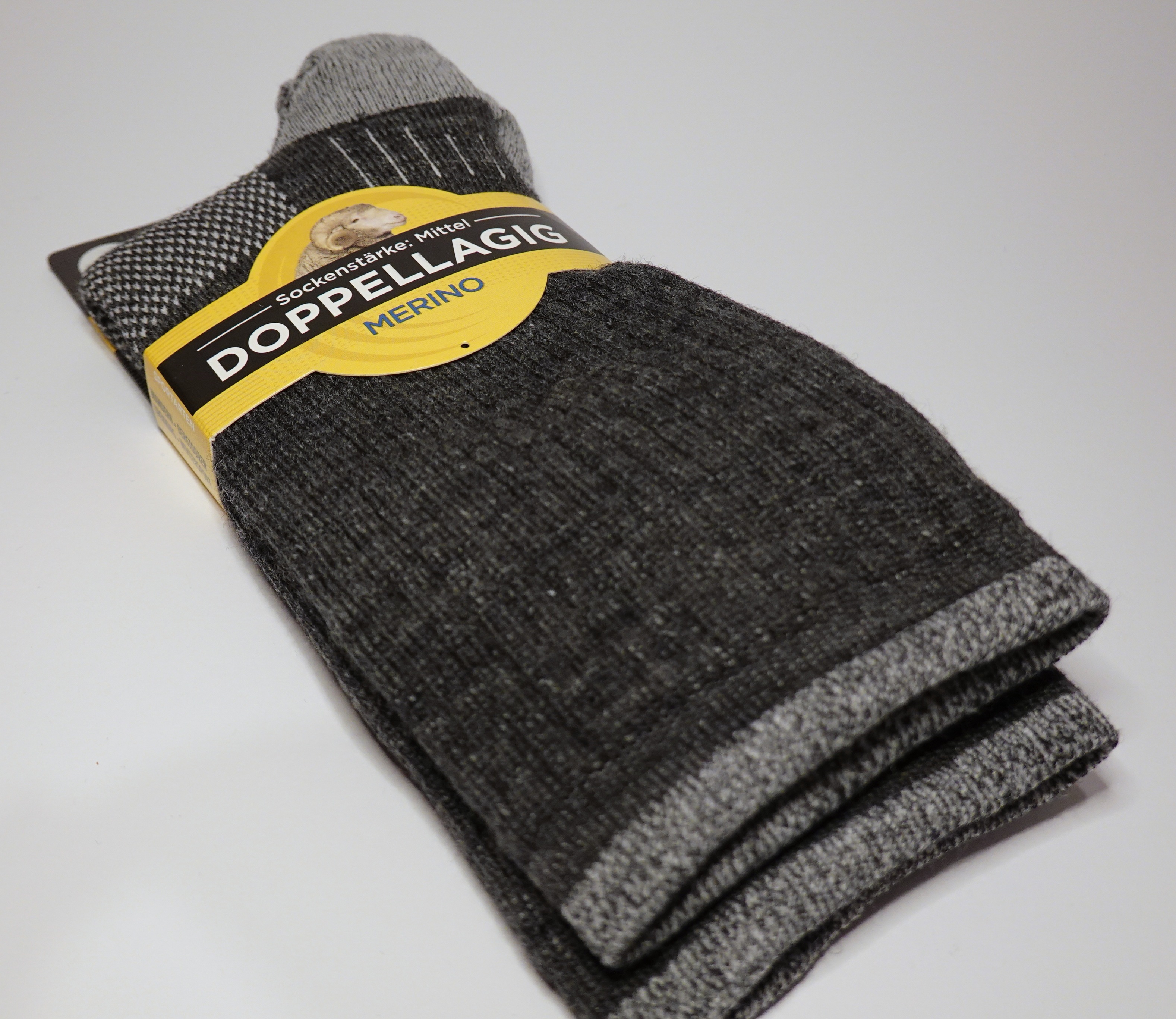Socken in Verpackung