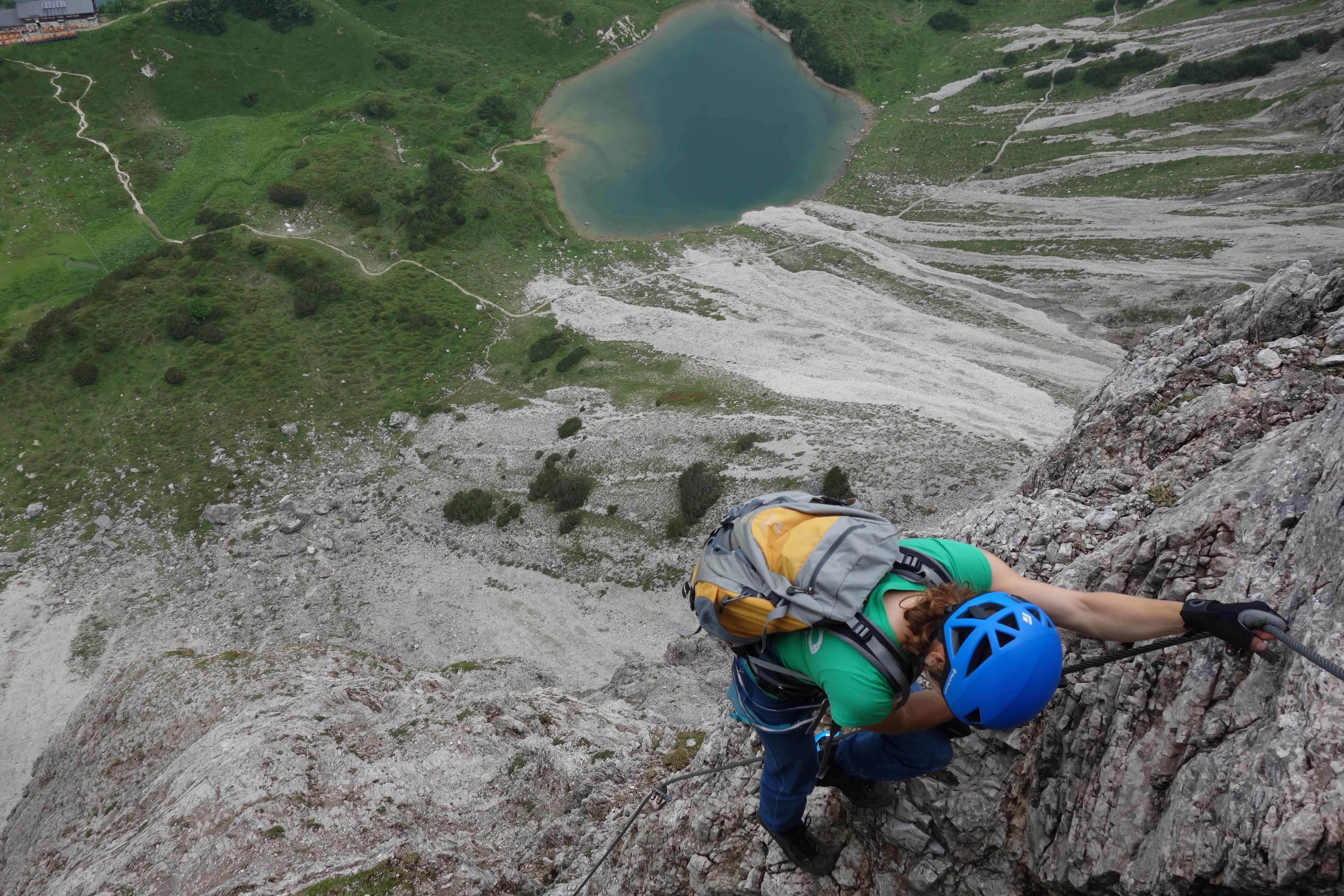 Mit dem Vector an der Lachenspitze