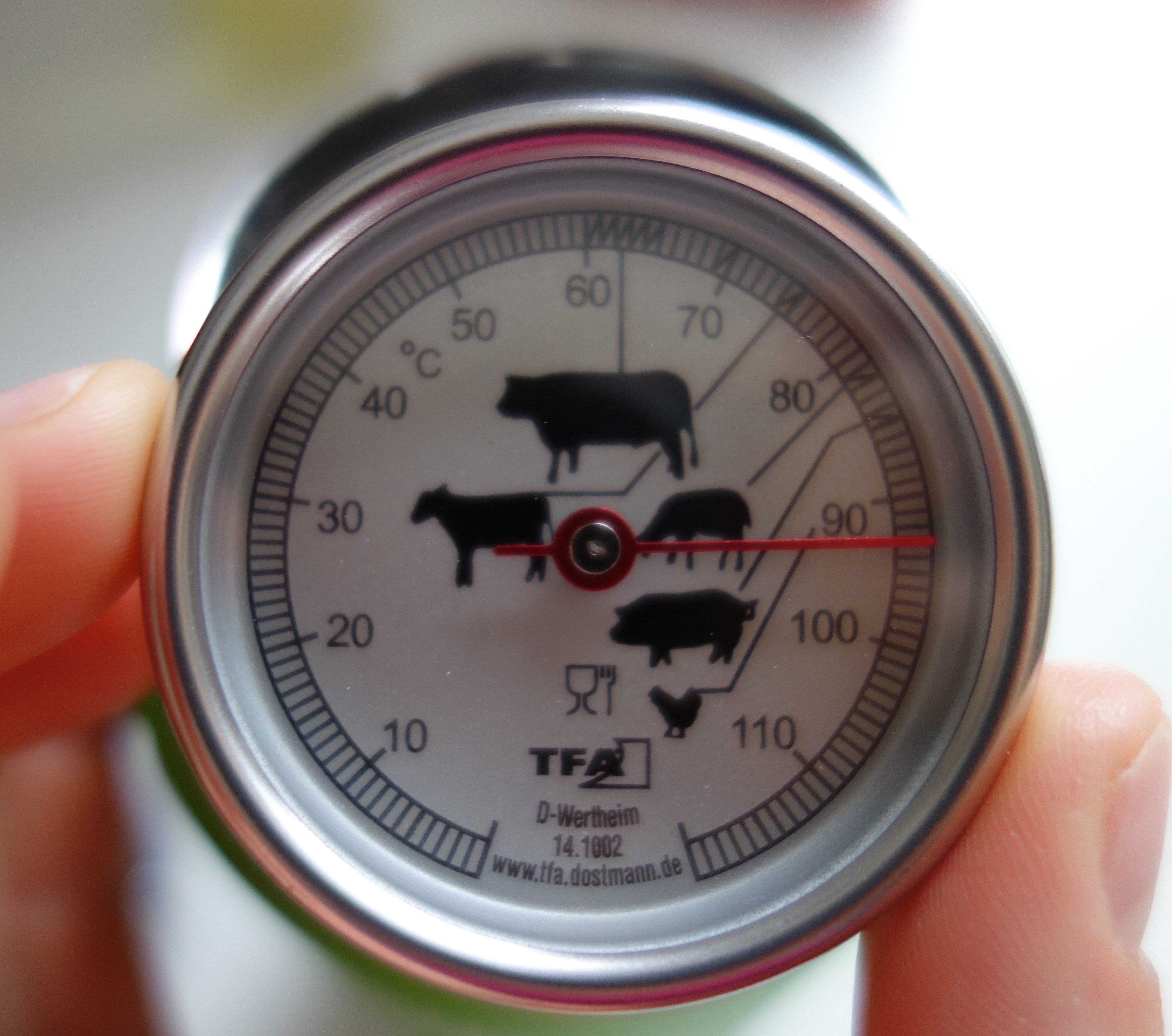 Starttemperatur beim Hitzetest