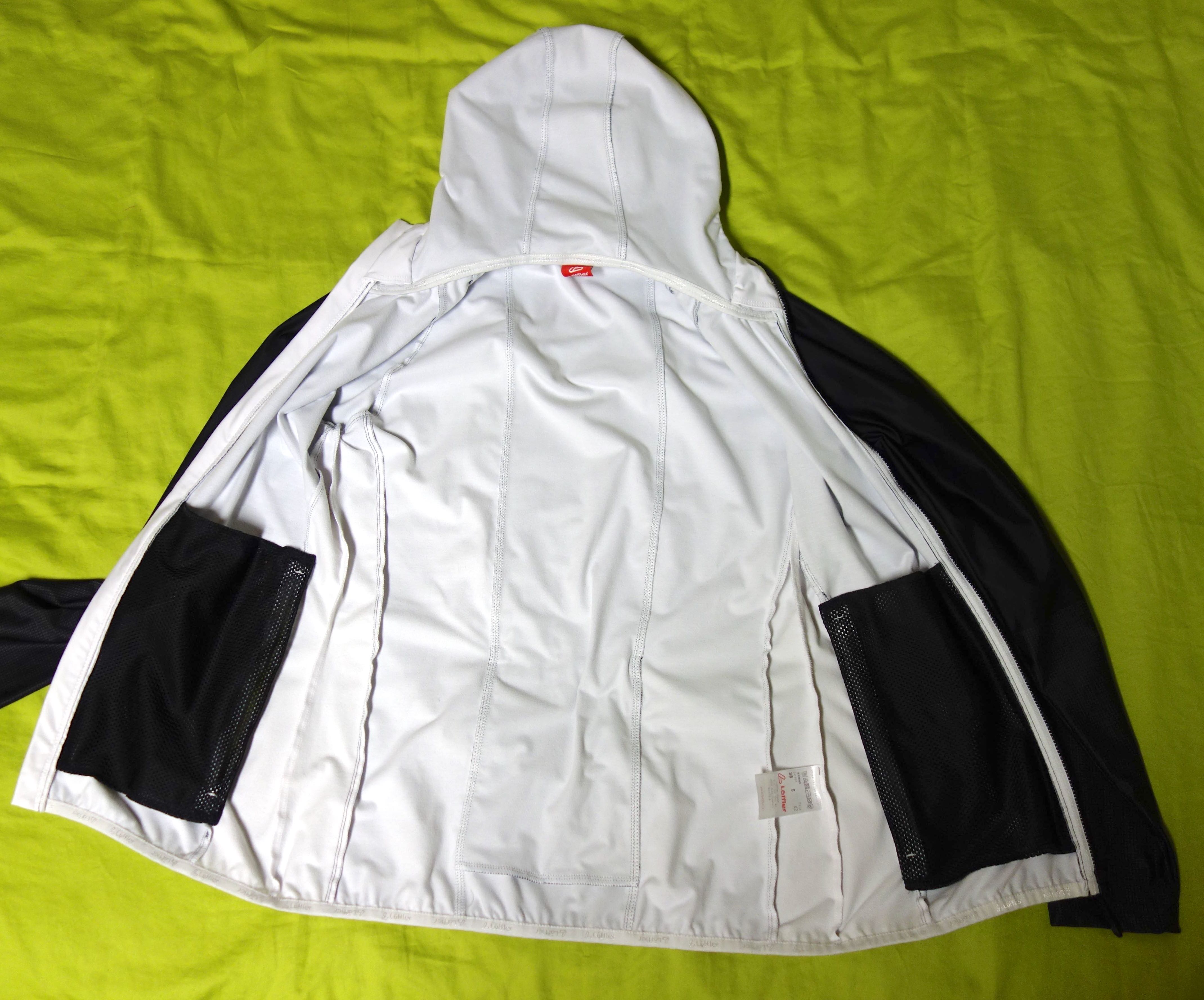 Die Jacke von innen
