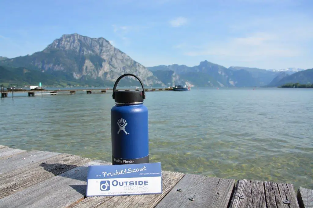 Flasche mit Traunstein