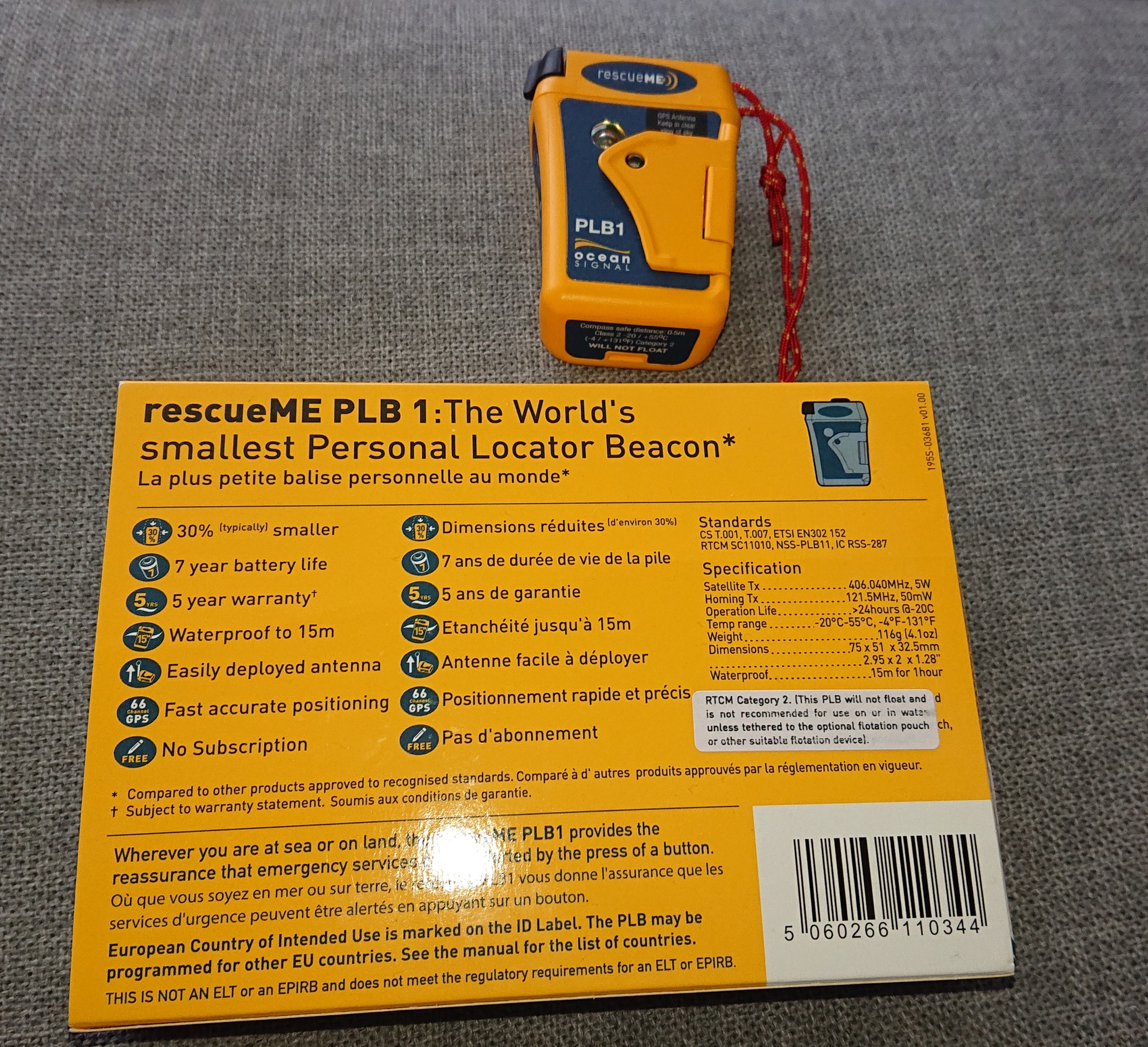 PLB mit Umverpackung