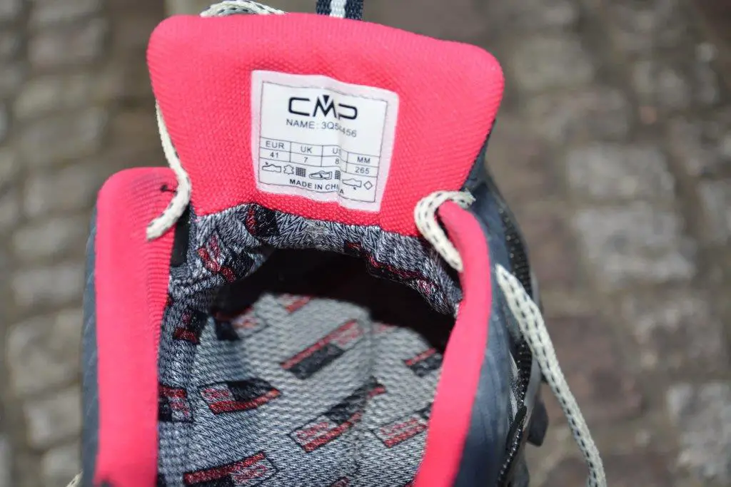 Schuh von innen