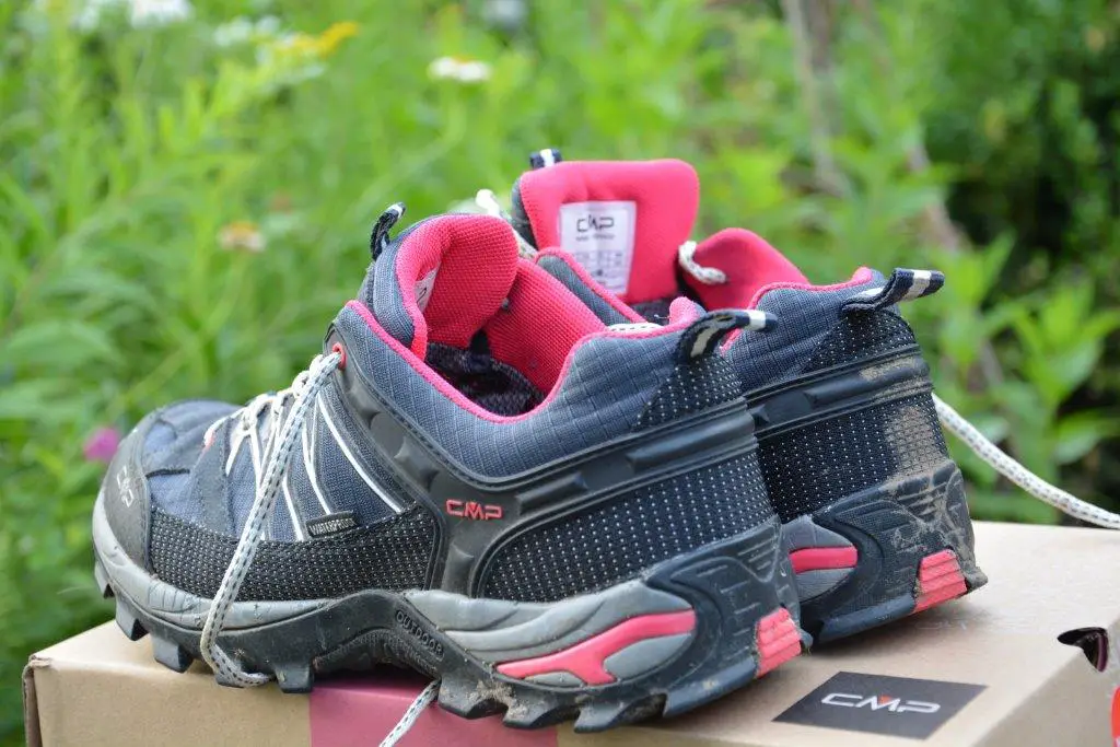 Schuh von hinten