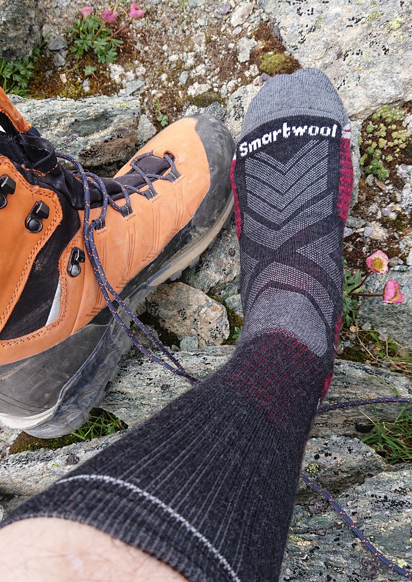 Socken und Schuh