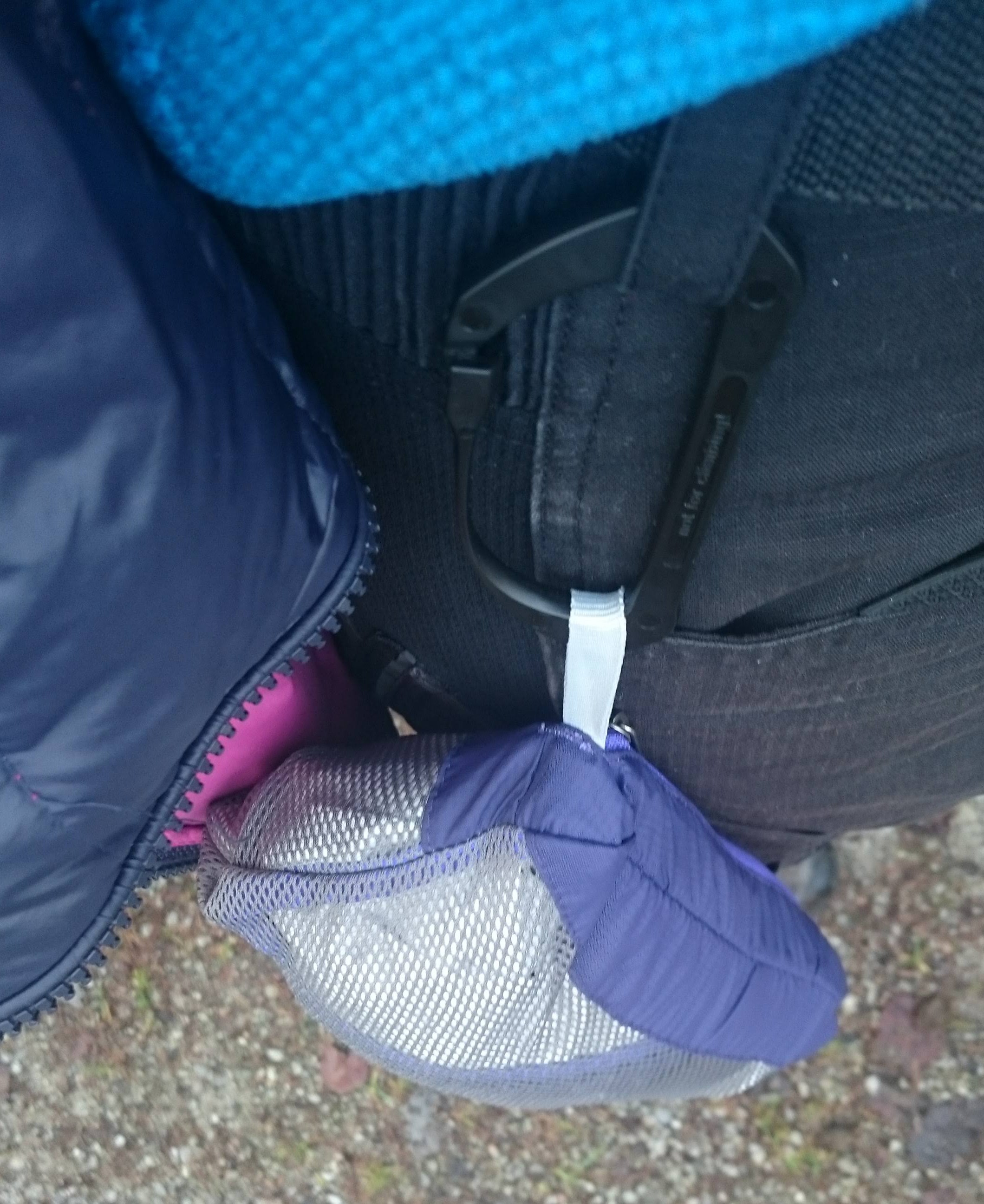 Karabiner an Hose