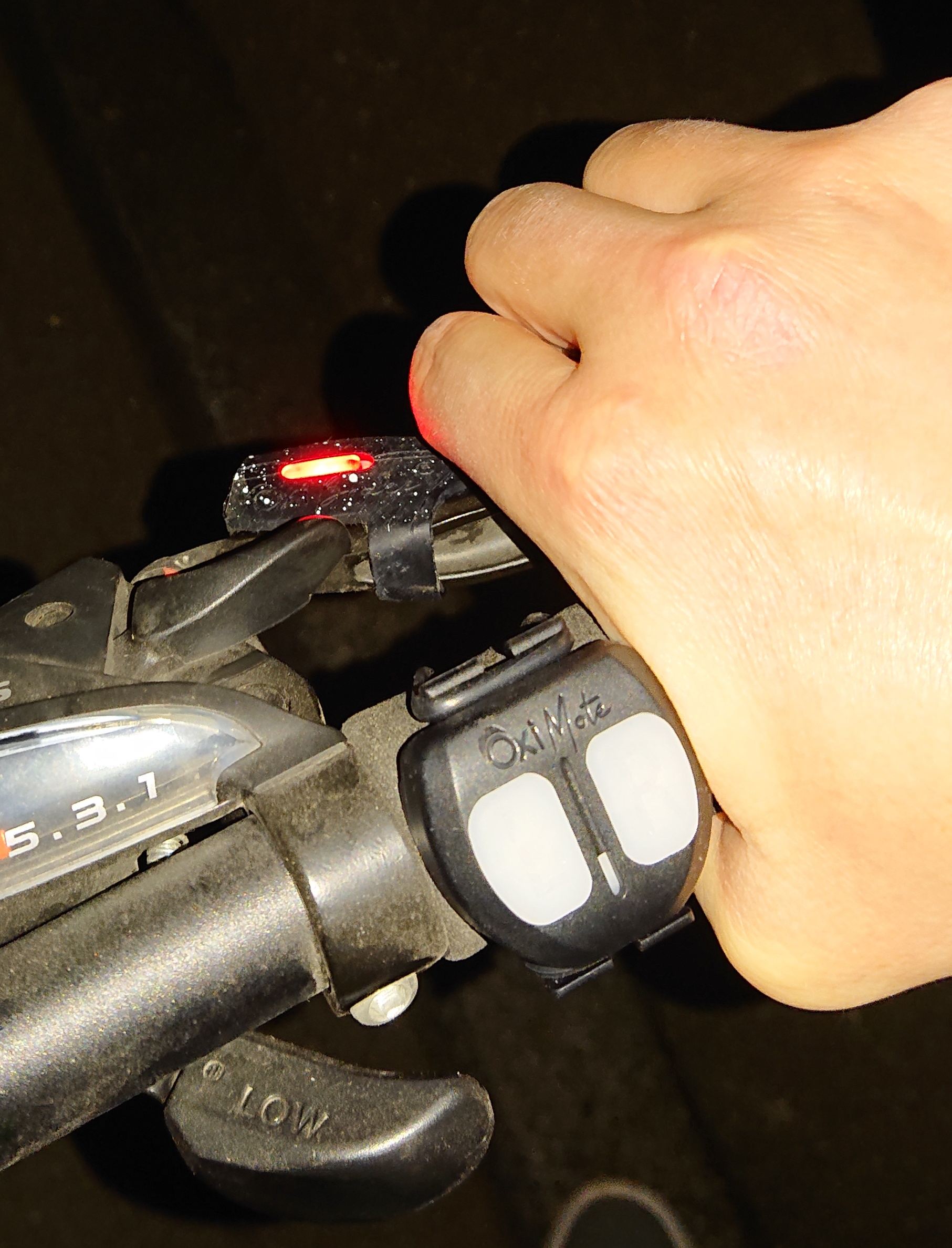 Bedienelement am Lenker