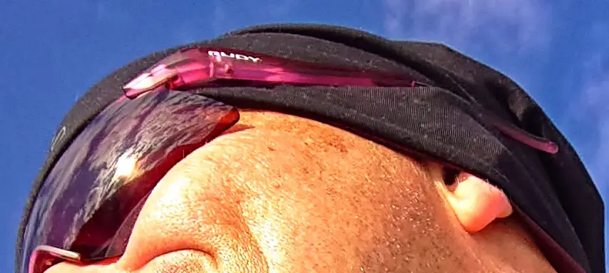 Darstellung der Wölbung des Glases