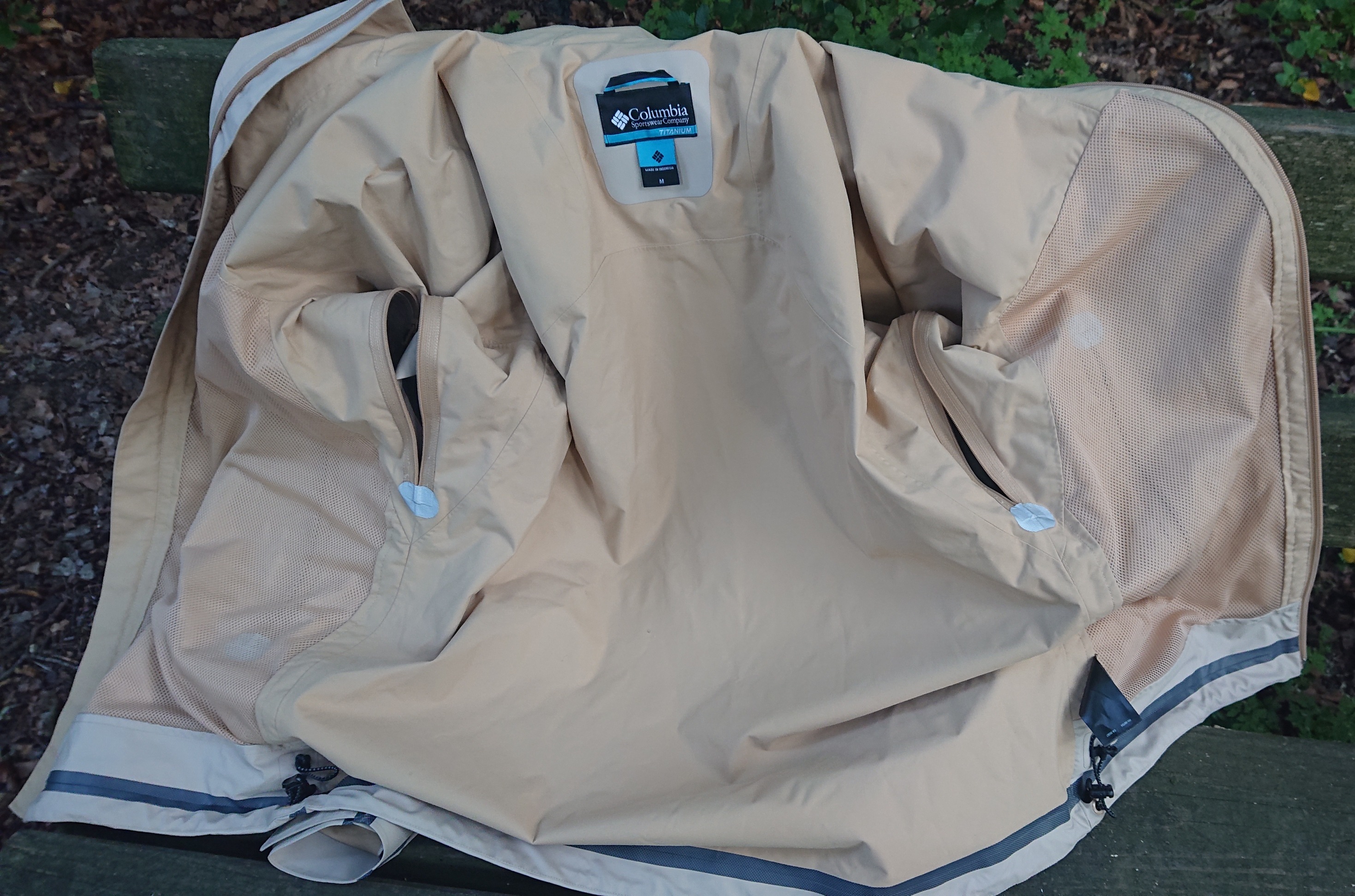 Innenmaterial der Jacke