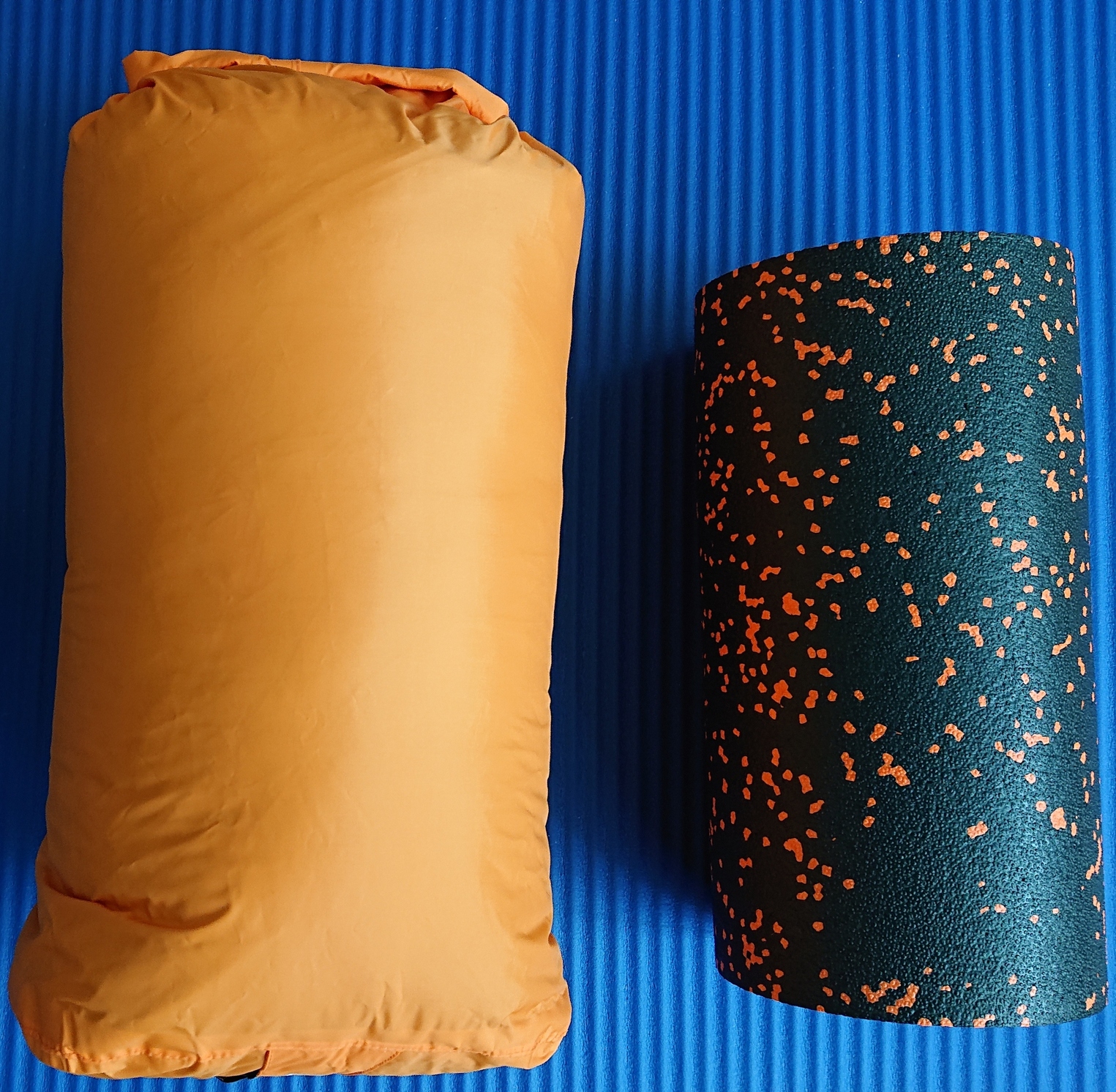 Schlafsack und Blackroll