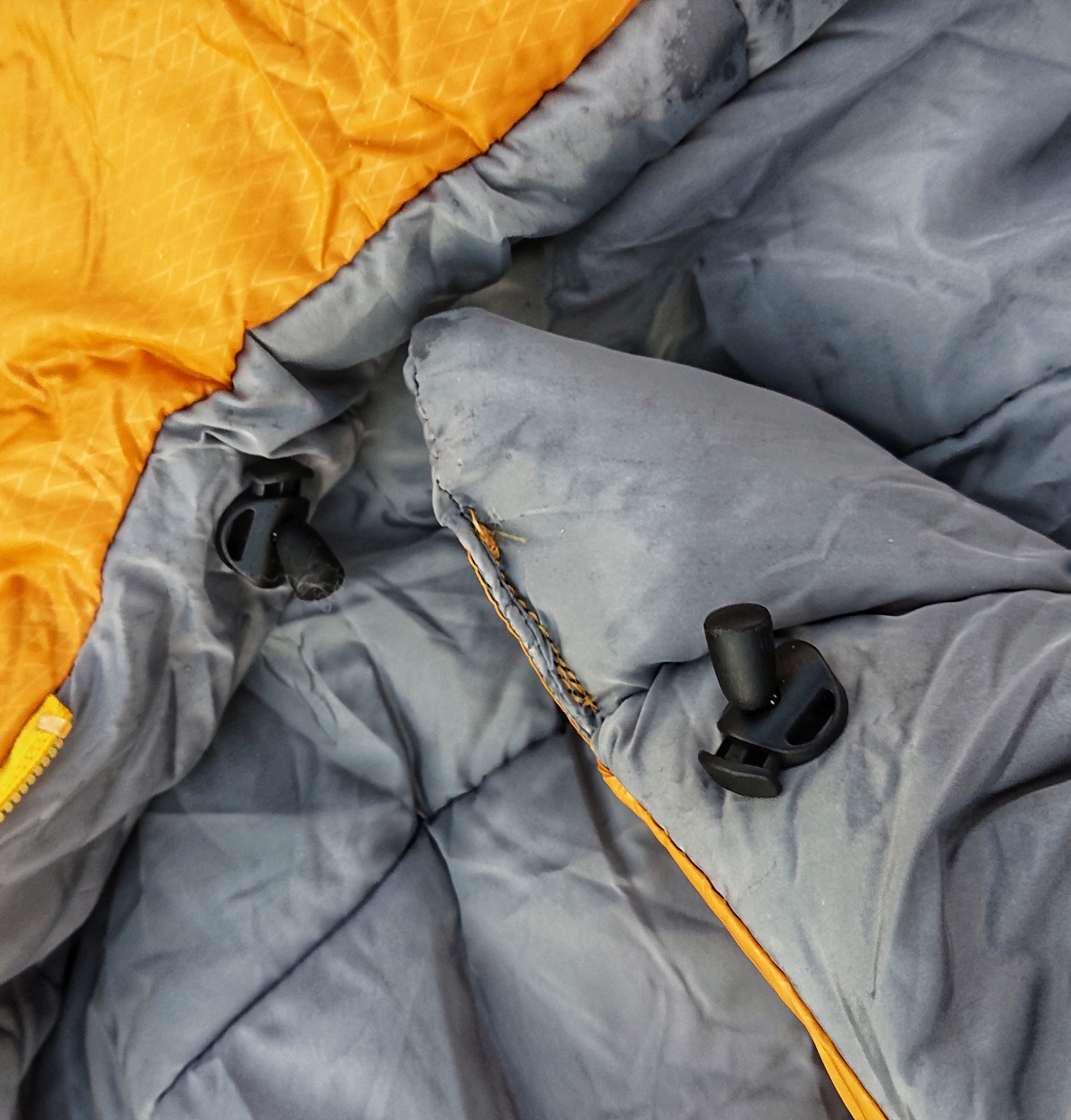 Schlafsack Detailaufnahme