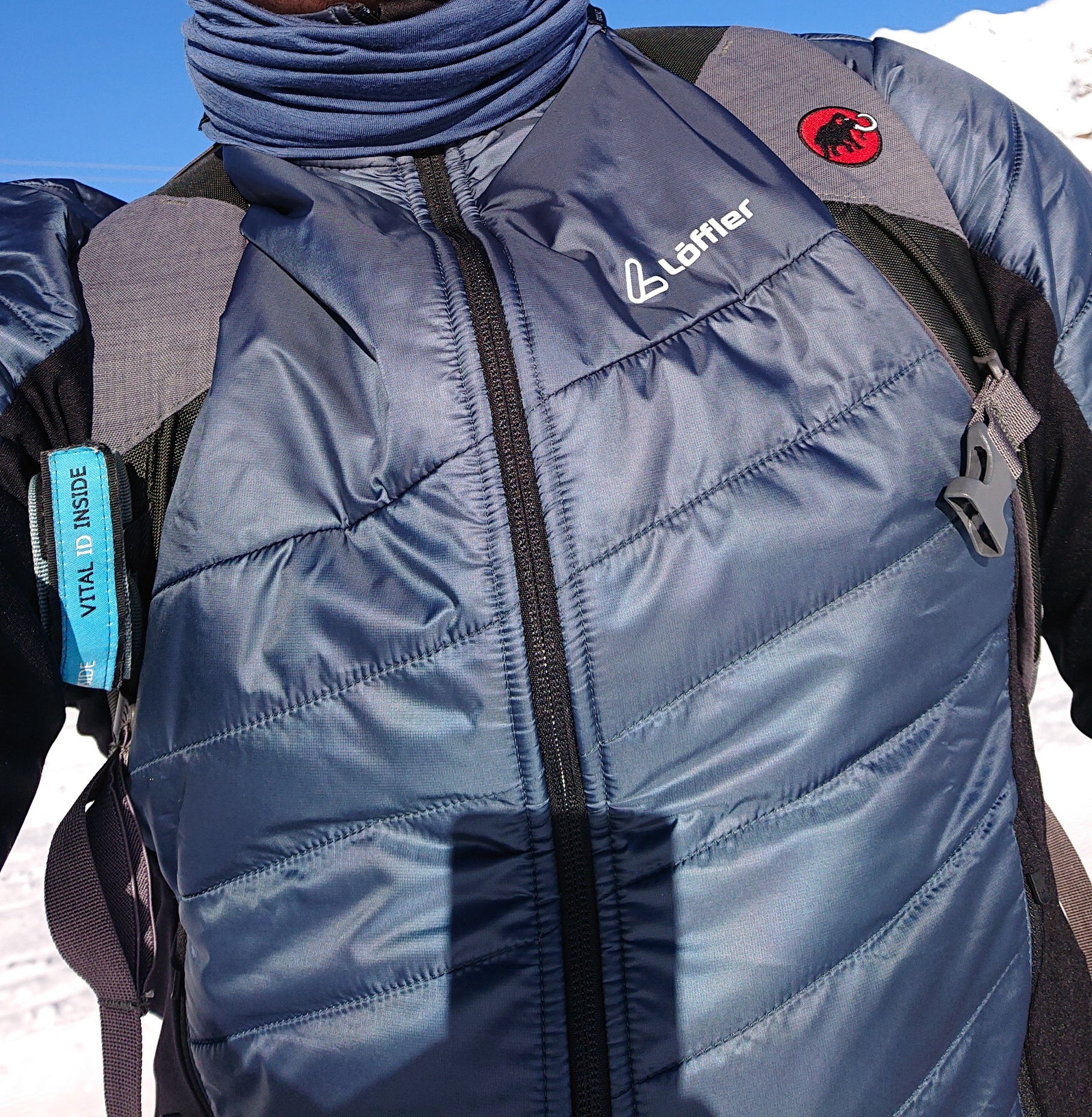 Jacke mit Schlauchschal