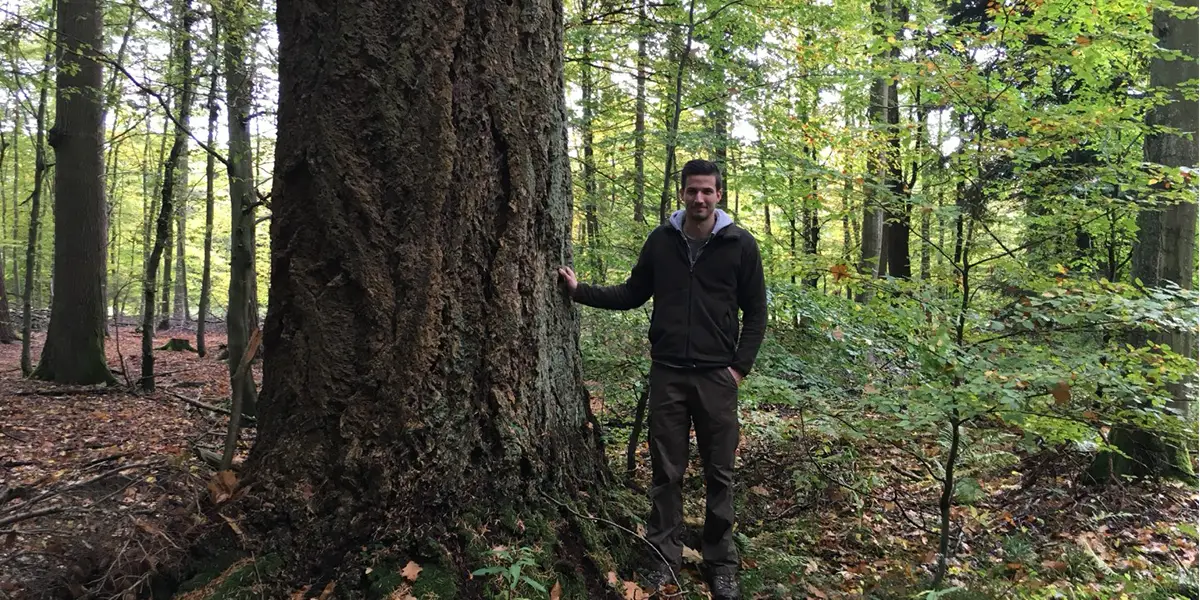 Der Wald ist für Produkt-Tester Fixl wie sein zweites Zuhause