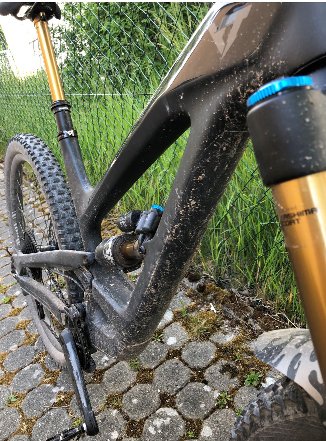 vorher dreckig