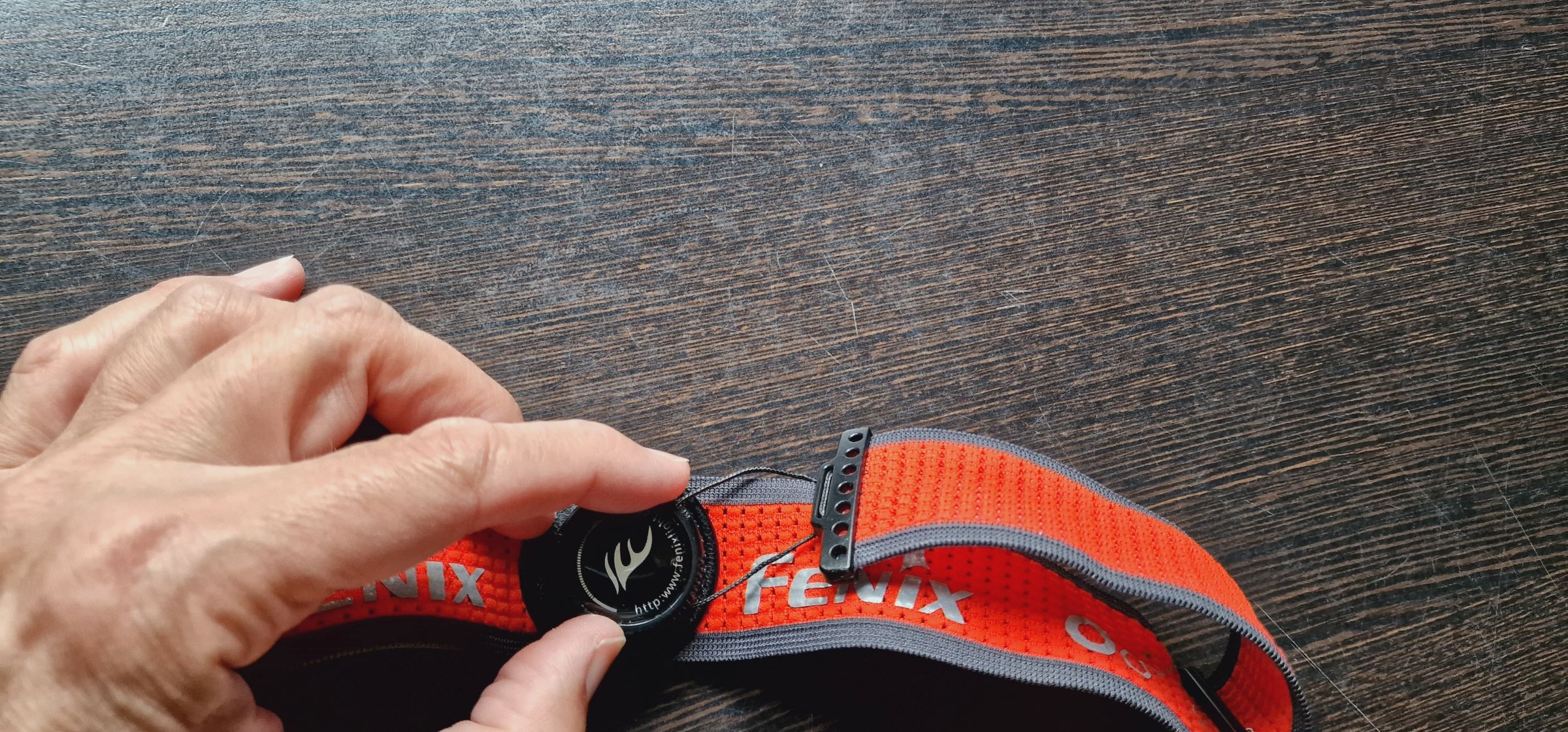 An verschiedene Weiten angepasst, kann man unterwegs die Lampe ganz schnell umstellen.