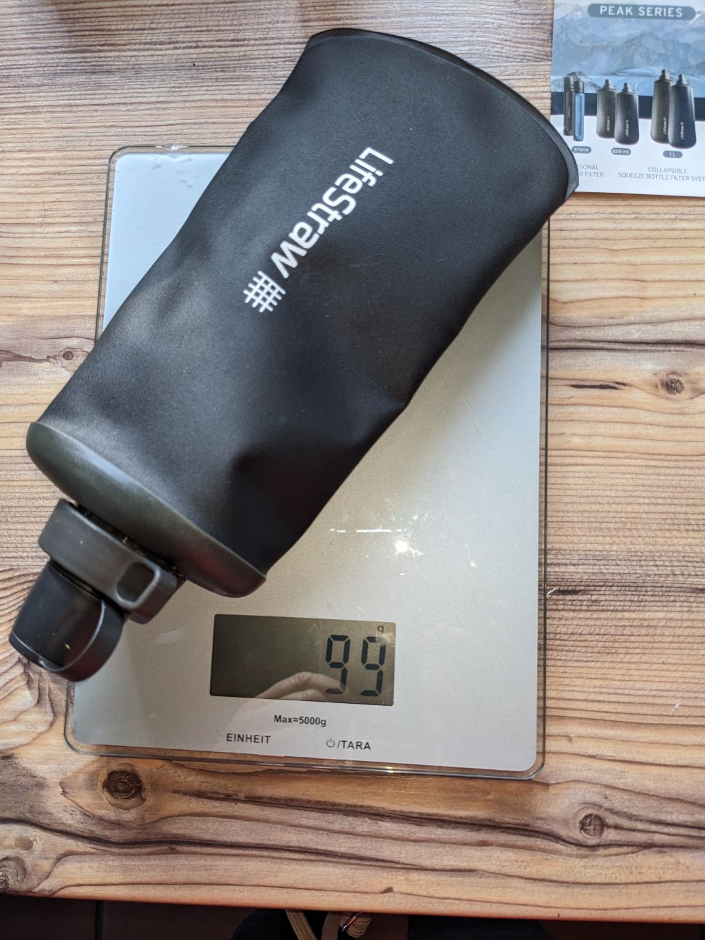 Der kompetente OUTSIDEstories-Test: LIFESTRAW Peak Squeeze Collapsible Squeeze 1L Bottle with Filter – Wasserfilter mit Trinkflasche