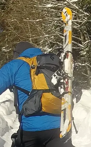 Skibefestigung Diagonal