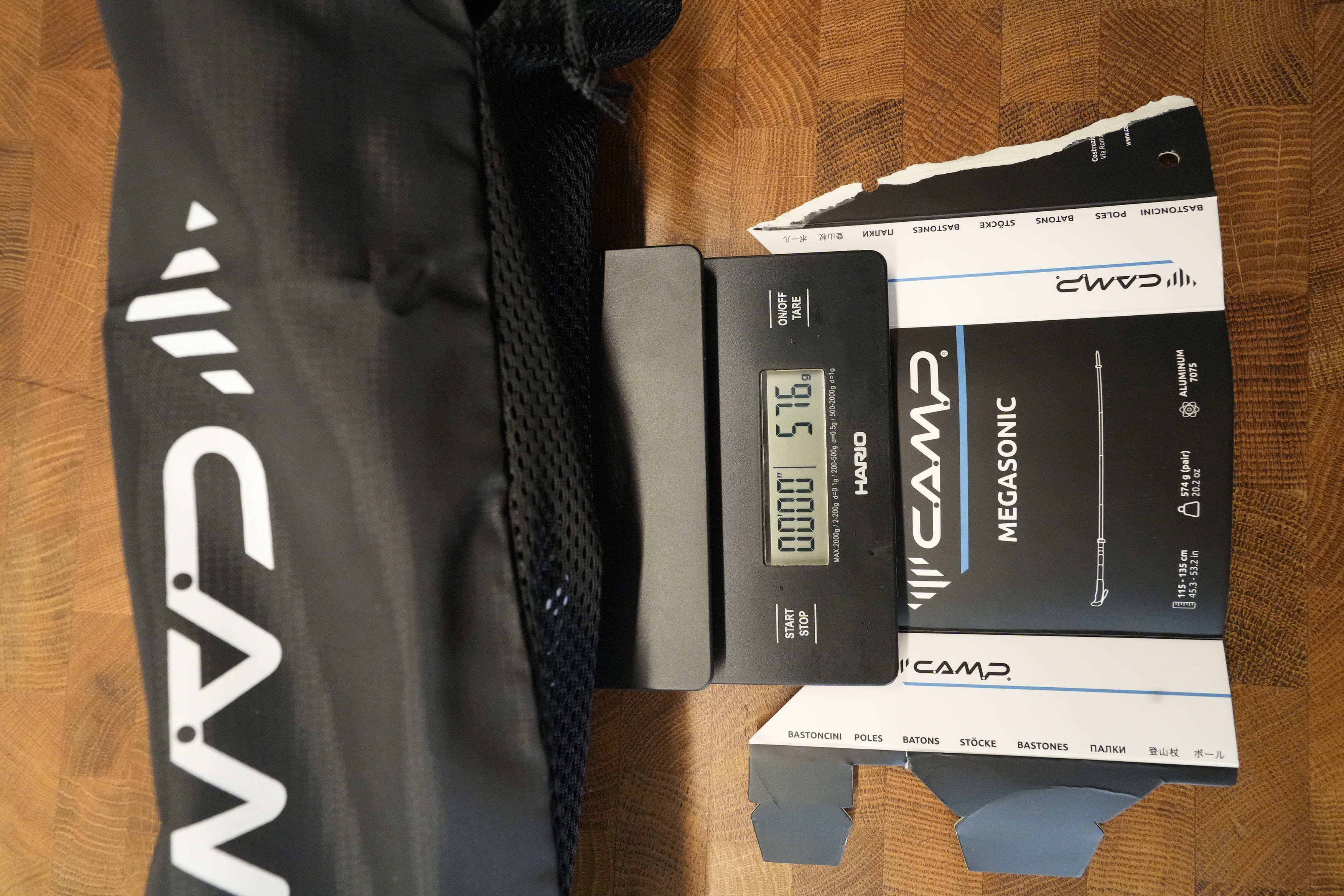 Gewicht 576g