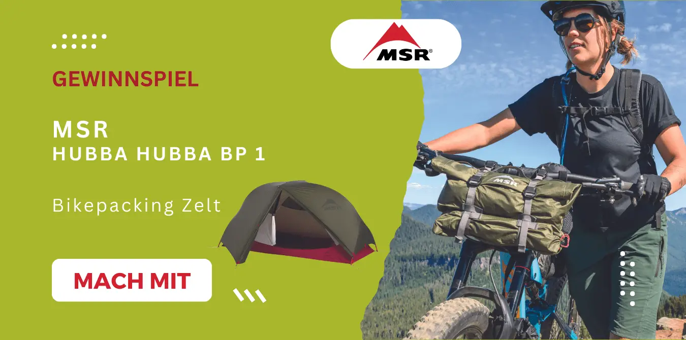 Gewinnspiel MSR Hubba Hubba BP Bikepacking-Zelt - OUTSIDEstories