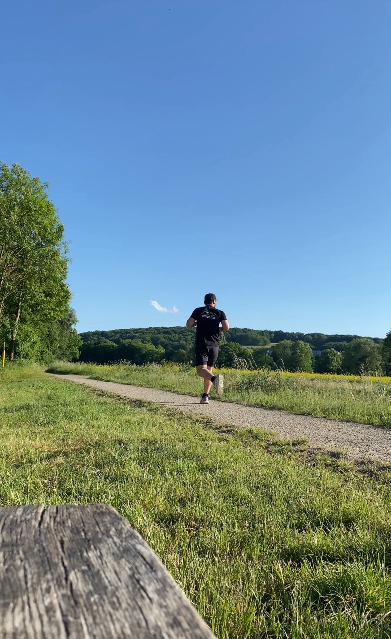 Laufbild bei warmem Wetter