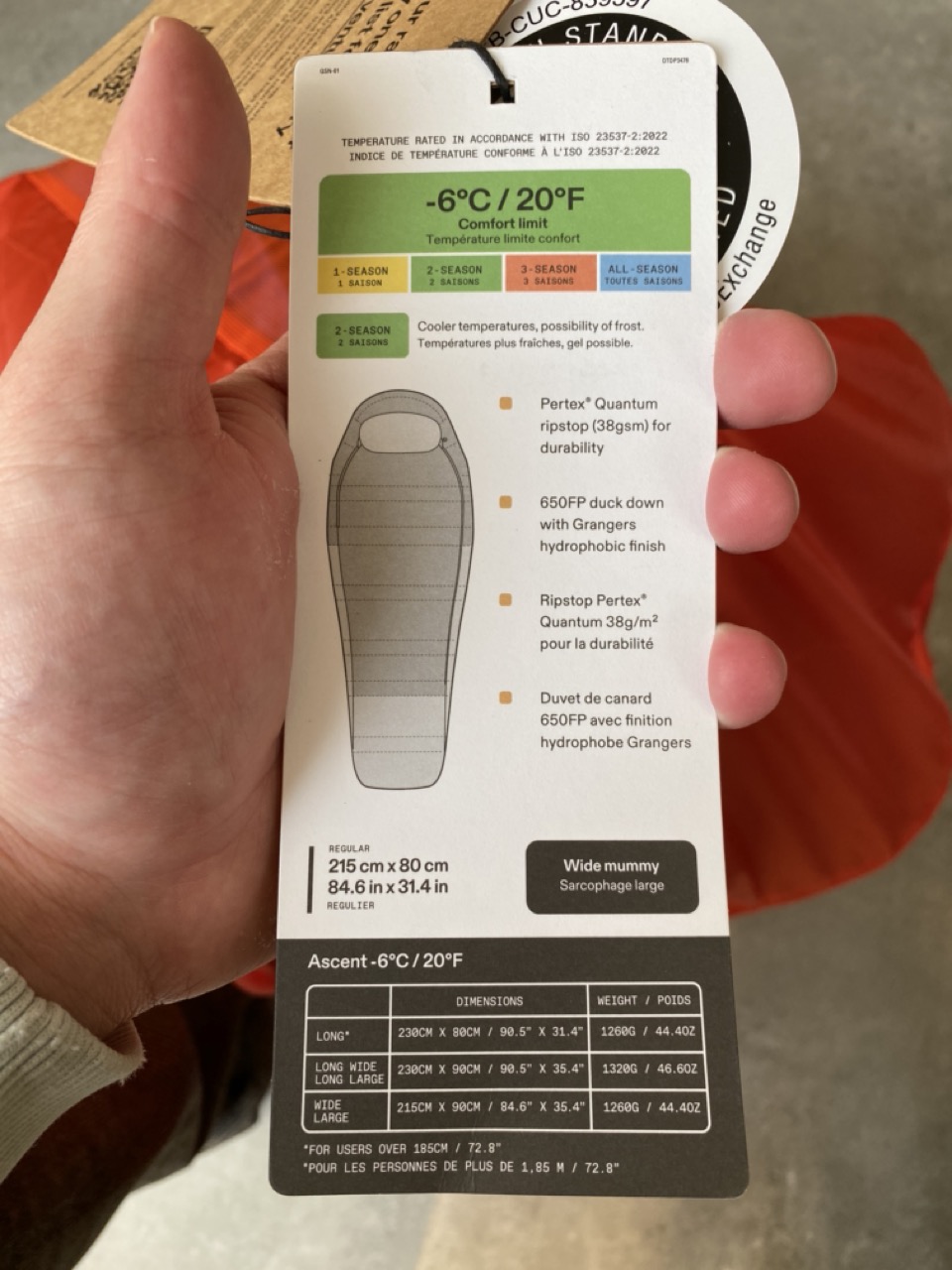 Der OUTSIDEstories-Test: RAB Ascent -6 - Mumien-Daunenschlafsack 