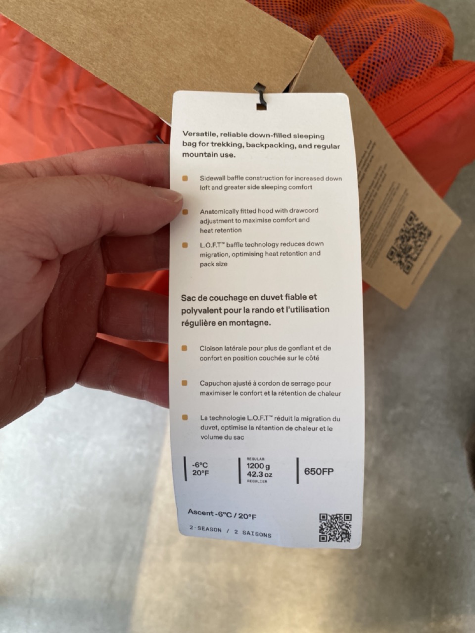 Der OUTSIDEstories-Test: RAB Ascent -6 - Mumien-Daunenschlafsack 