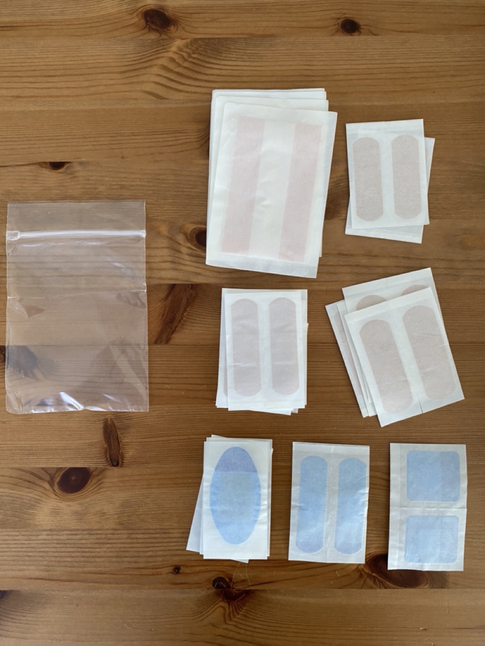 Inhalt der Plastiktüte