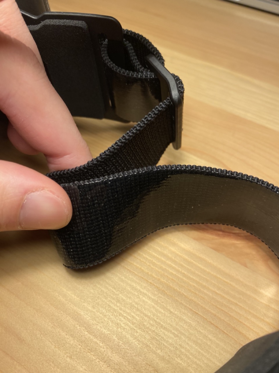 Innenseite des Stirnbandes