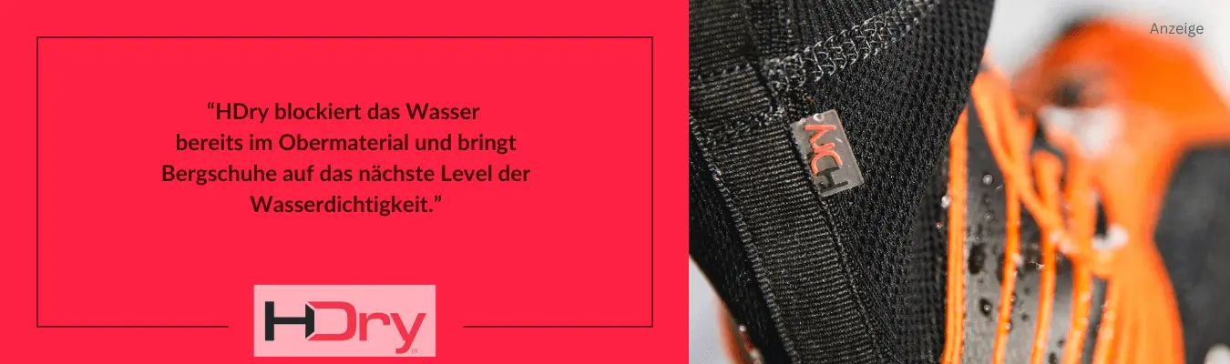 HDry - Membrantechnologie - 100% wasserdicht - OUTSIDEstories