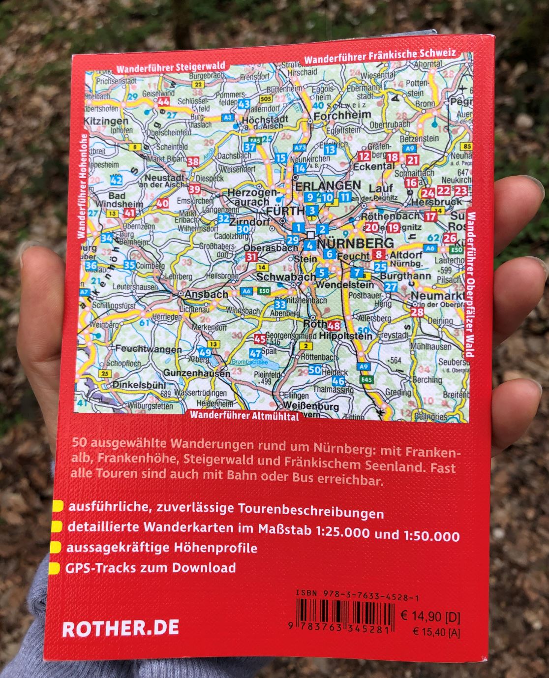 Rueckseite mit kleiner Karte und den Regionen