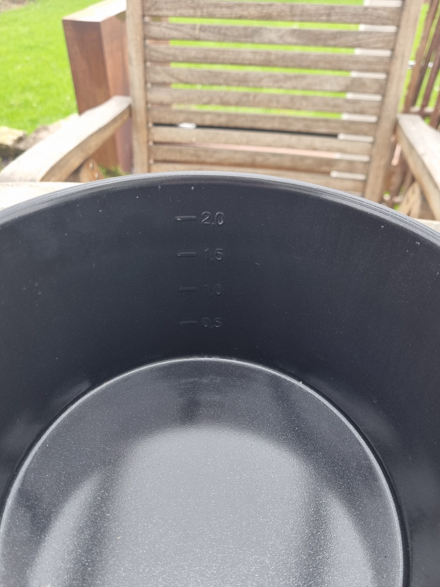 Beschriftung der Töpfe