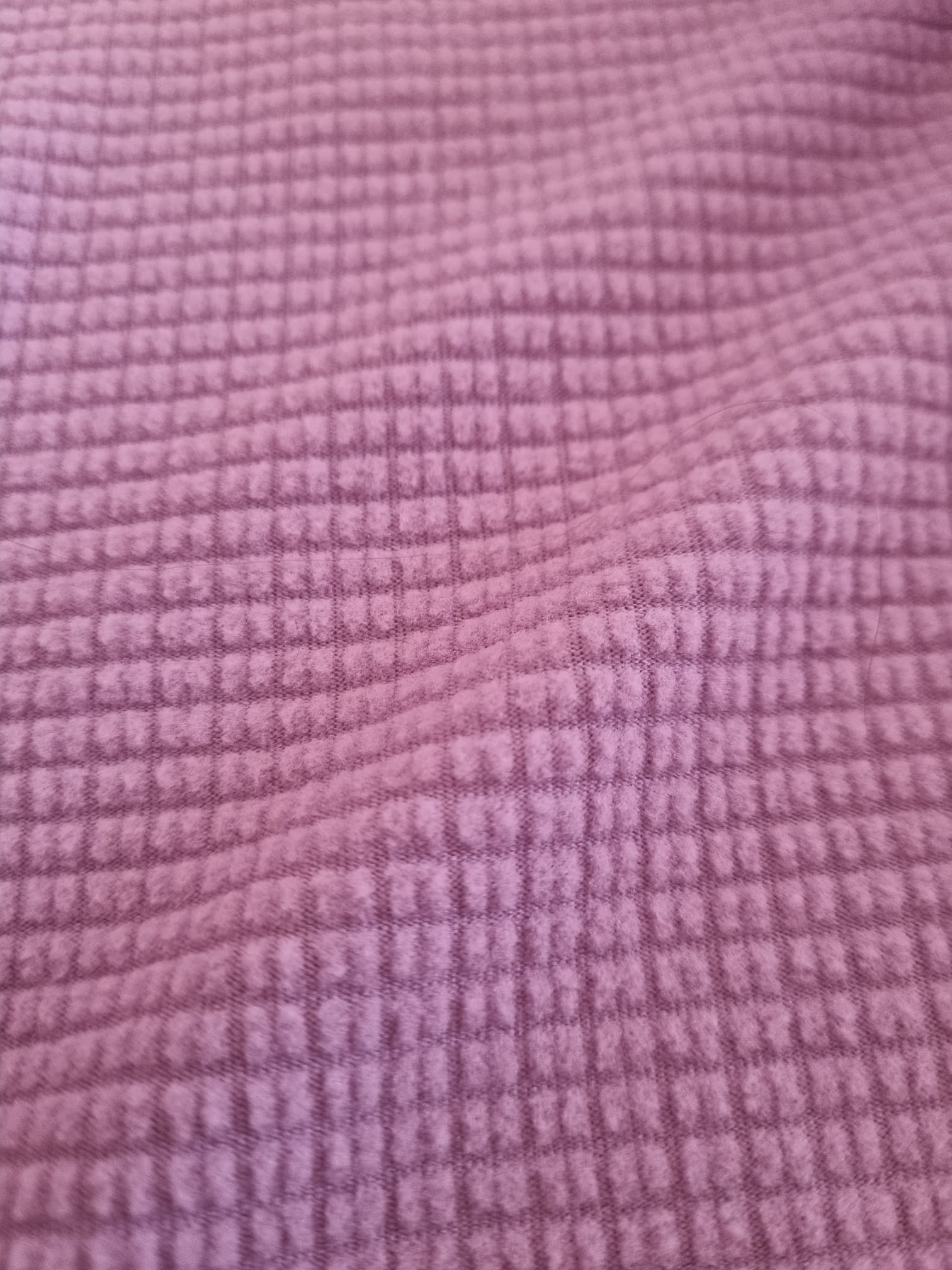 Demonstration Waffelfleece