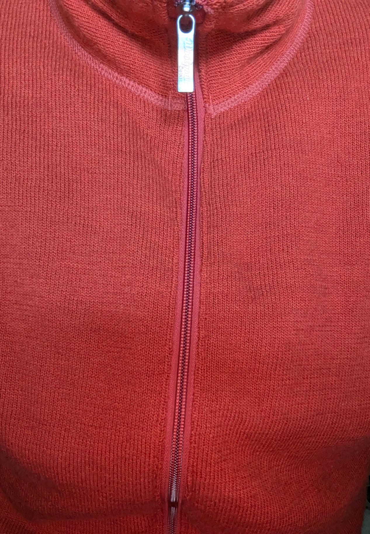 Nahaufnahme Merinowolljacke