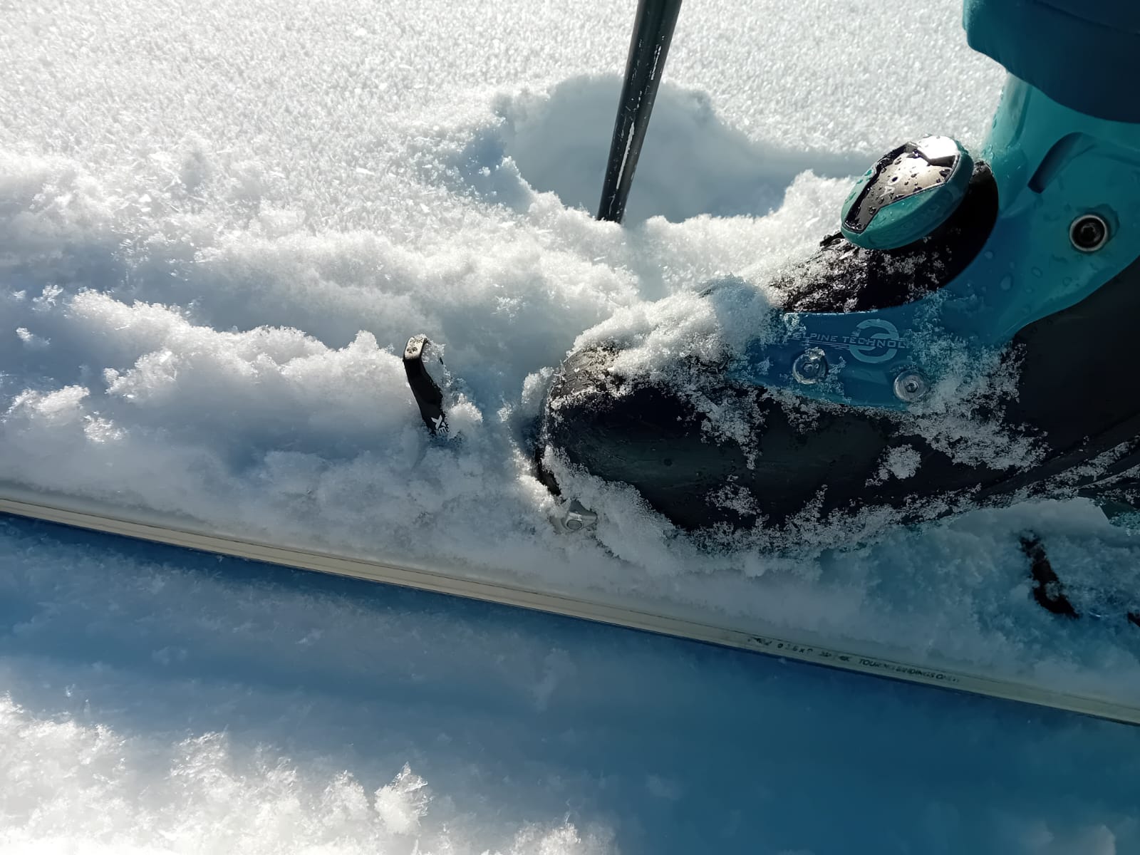 Schnee In der Bindung