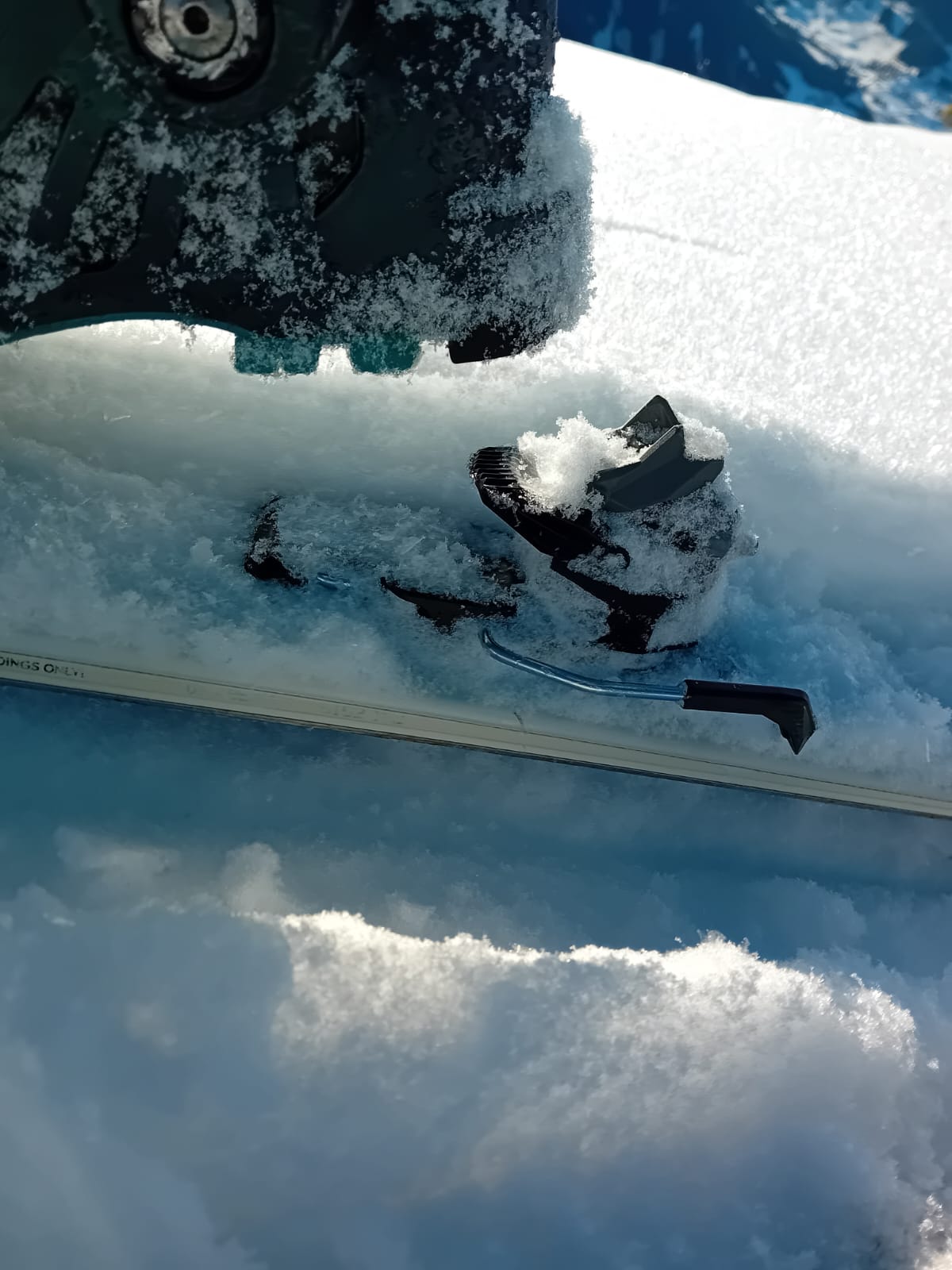 Schnee In der Bindung