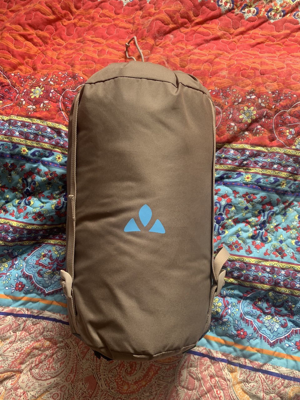 Schlafsack eingepackt