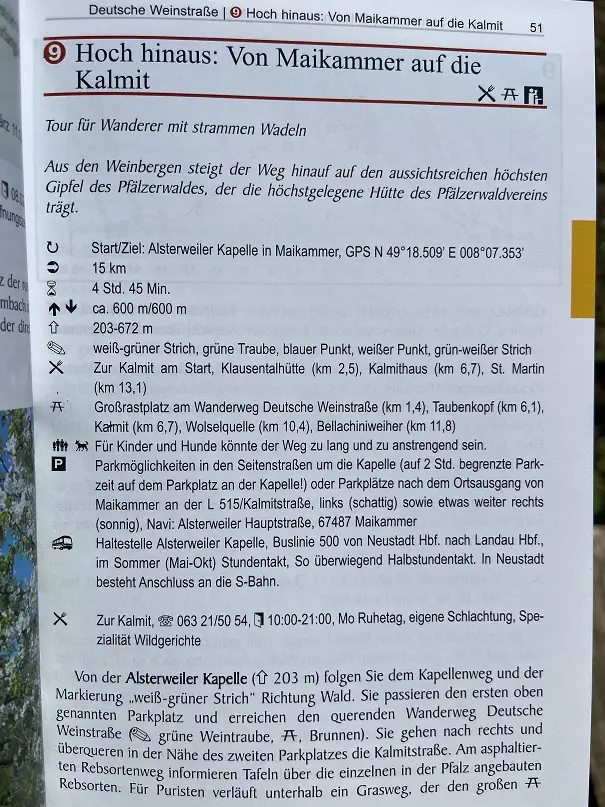 Pfälzerwald und Deutsche Weinstraße