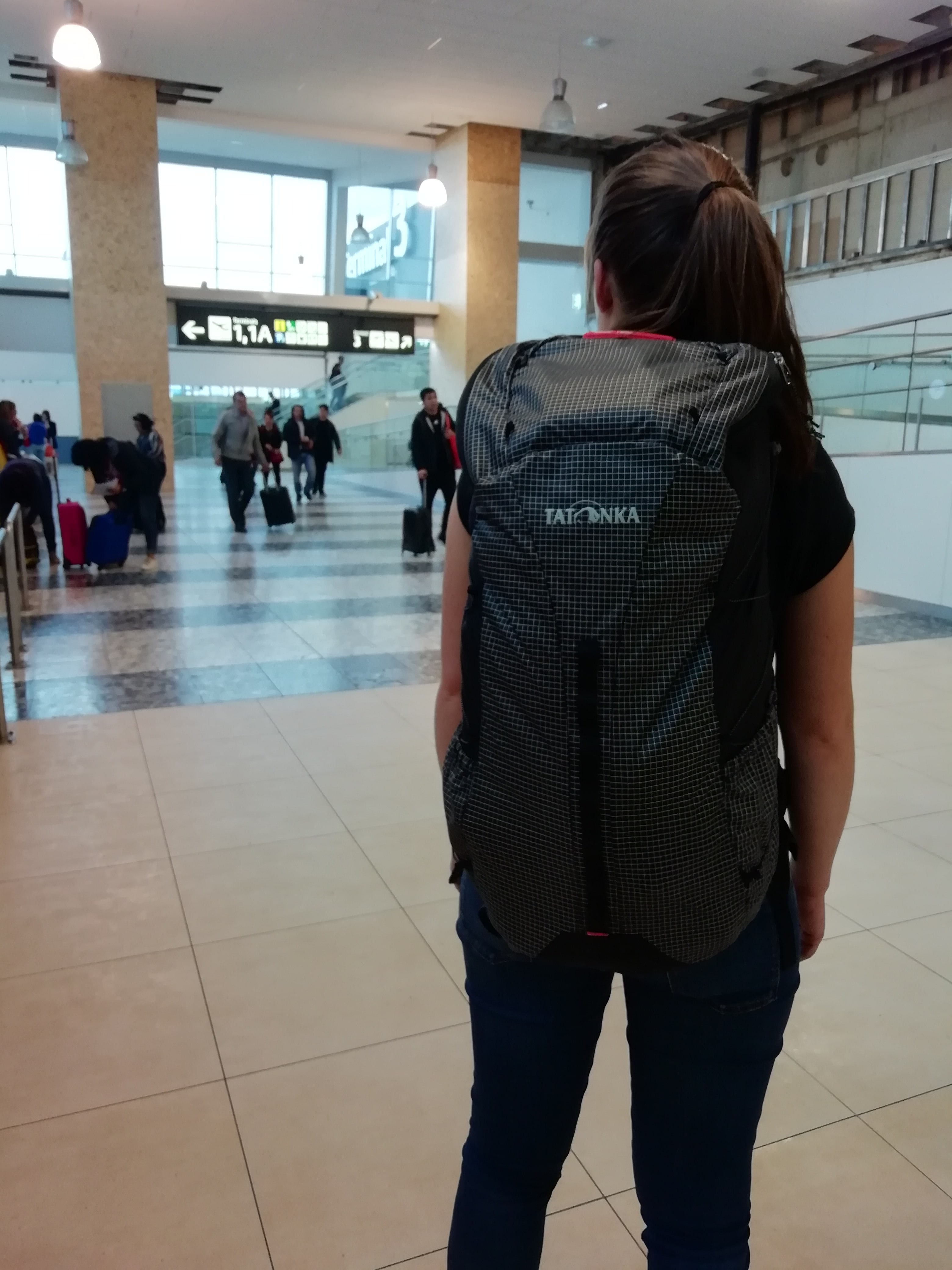 Rucksack Flughafen