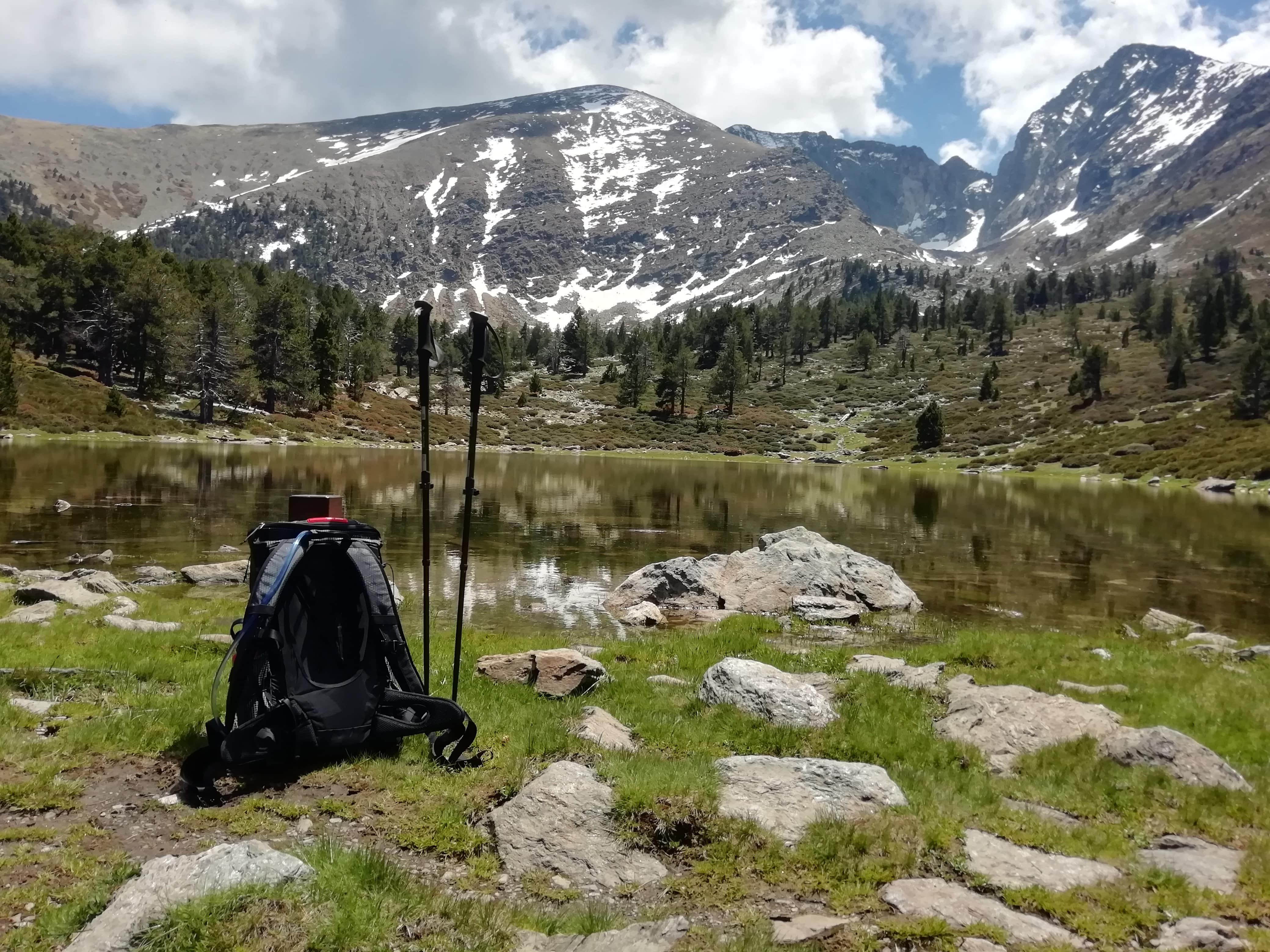 rucksack am see